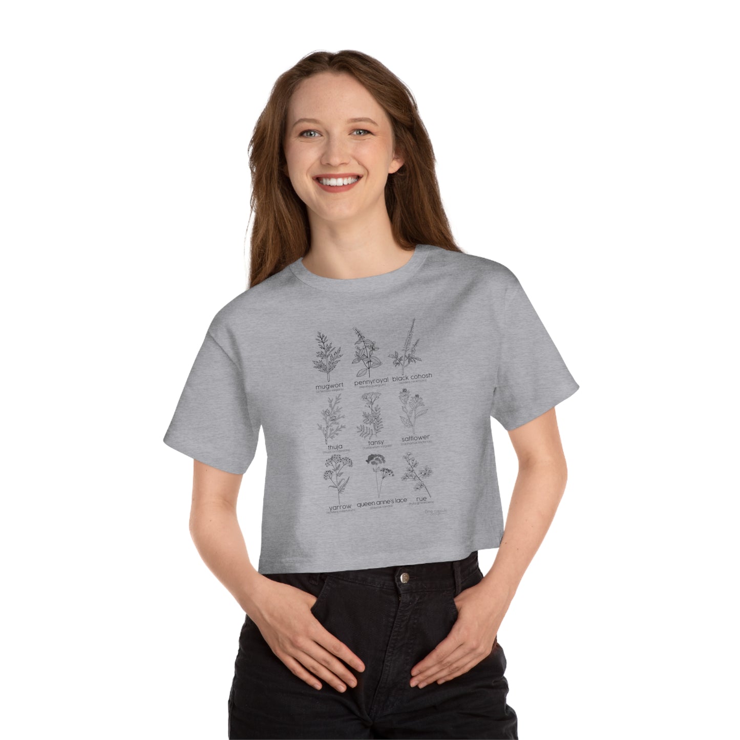 Herbs for Reproductive Freedom Champion Women's Heritage Cropped T-Shirt