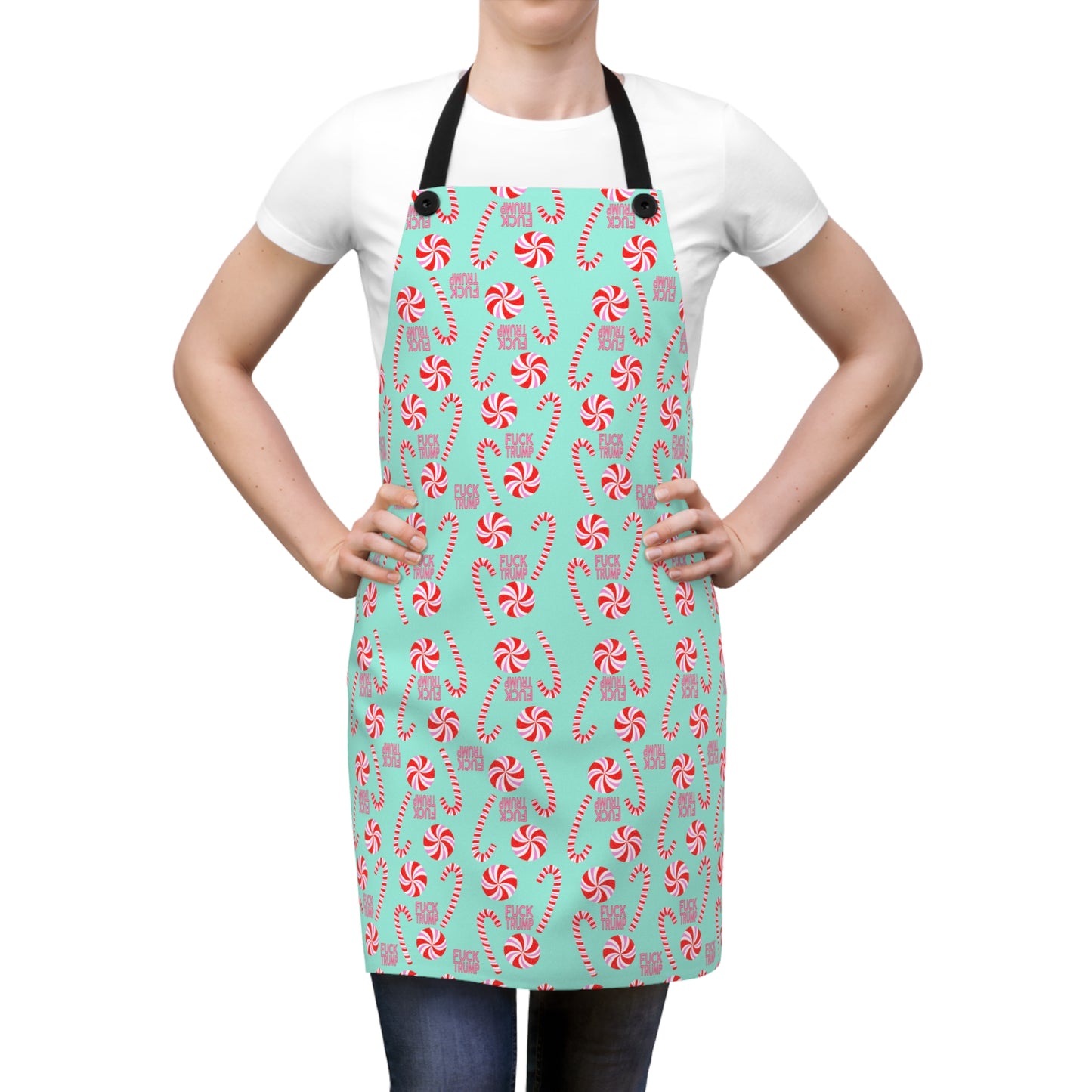 Slightly Subtle Peppermint Apron (AOP)