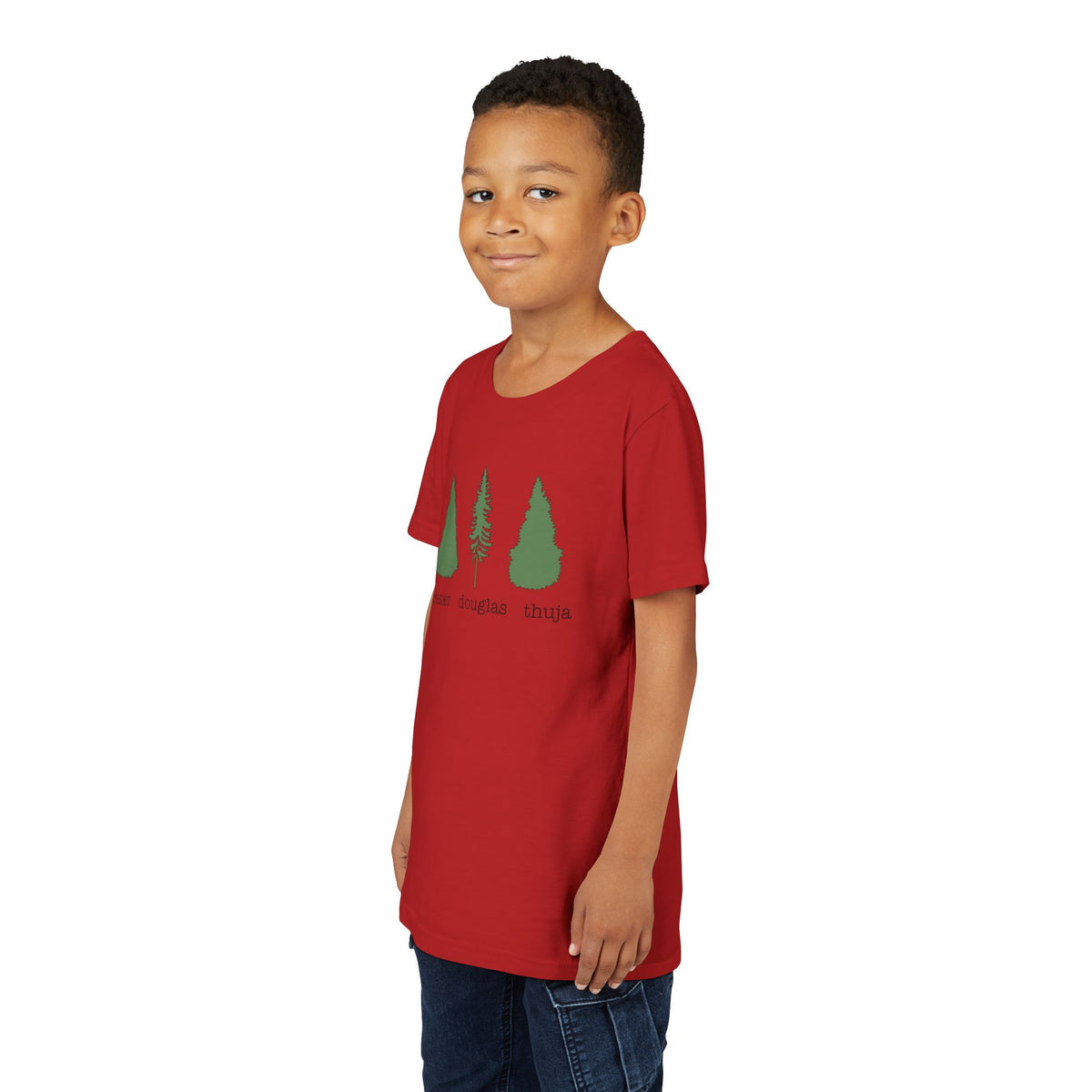 Youth Short Sleeve Tee – Fraser Douglas Thuja Tree Lover Shirt