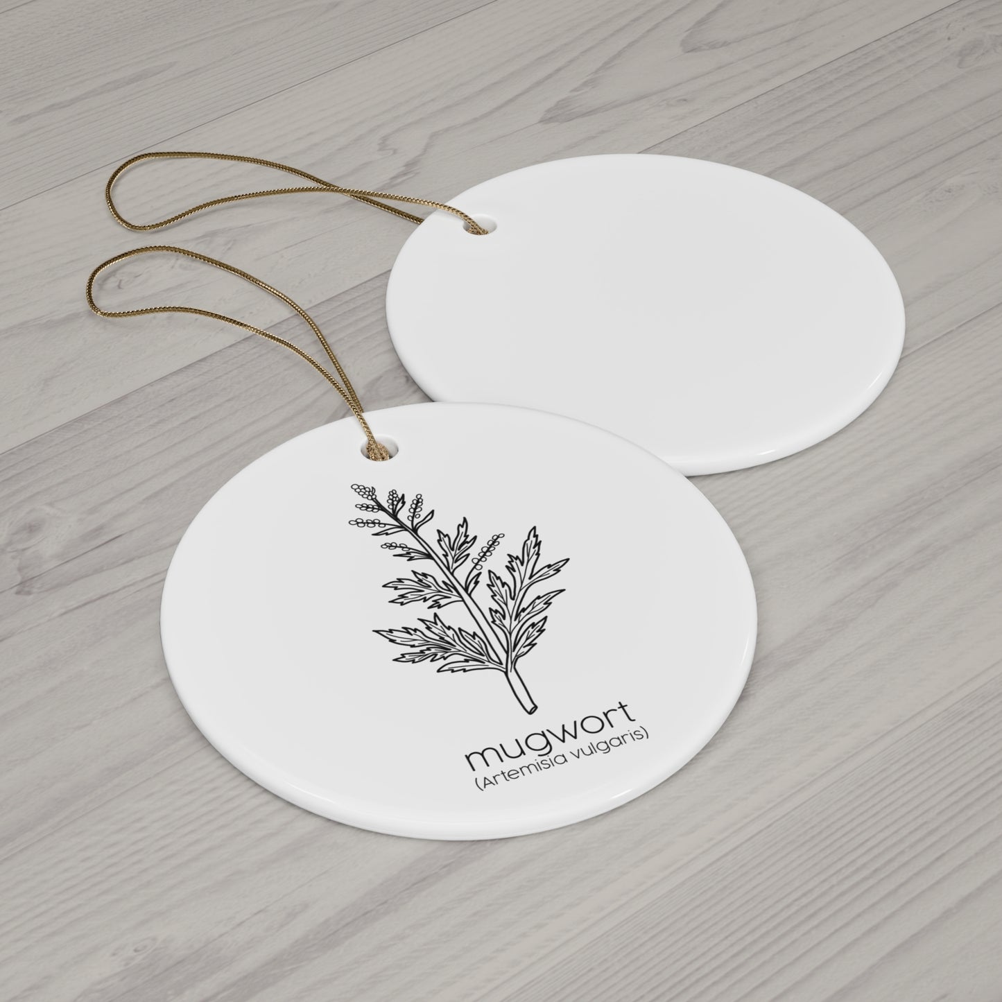 Mugwort Ceramic Ornament