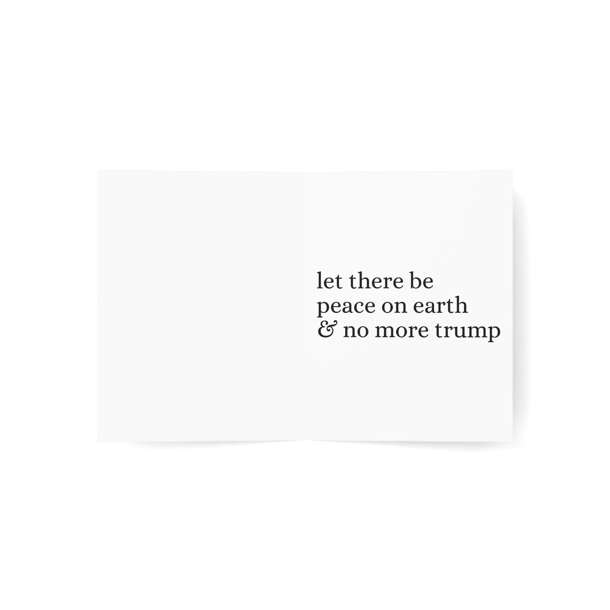 Peace on Earth Holiday Greeting Card FDT Holiday Dove Christmas Design