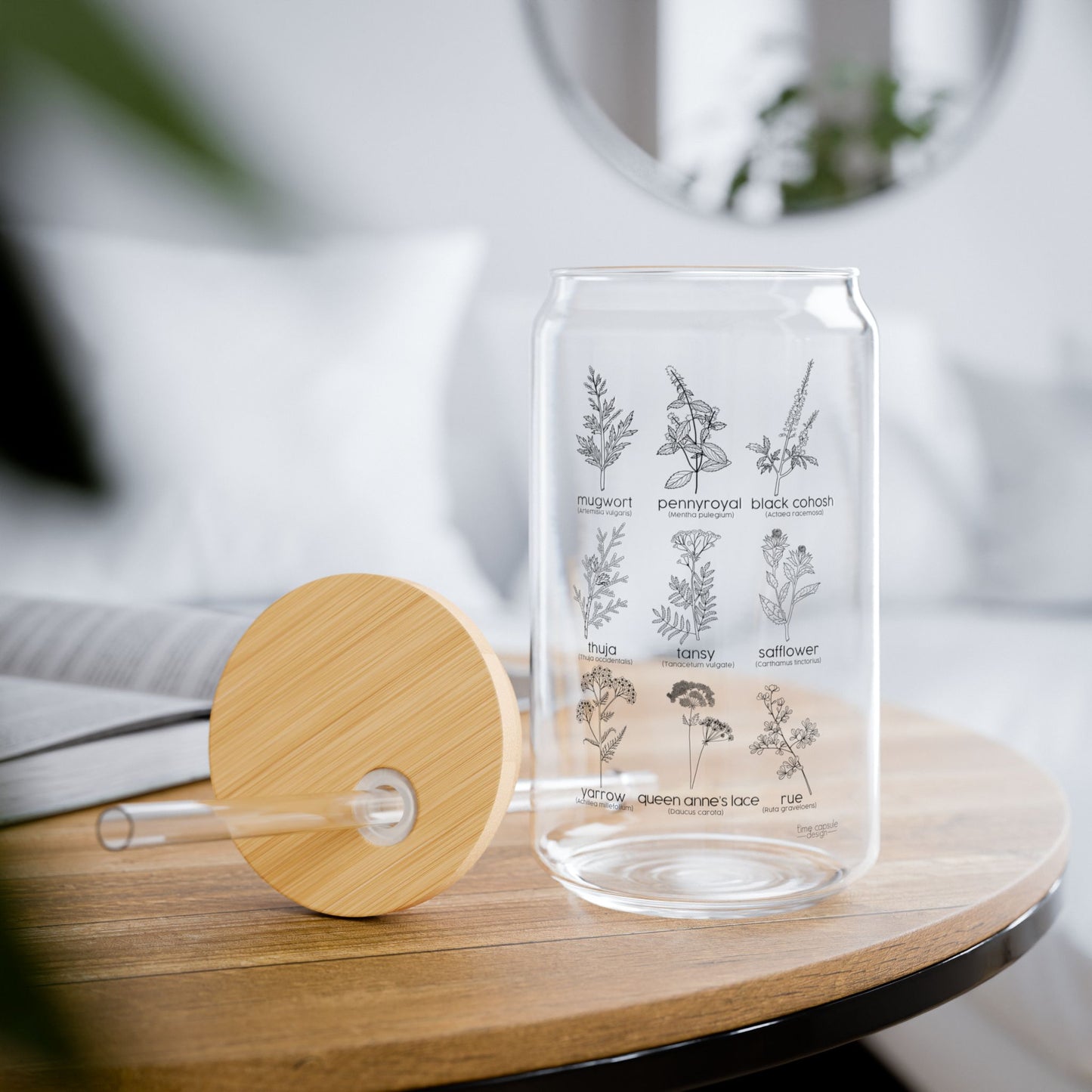Herbs for Reproductive Freedom Sipper Glass Can
