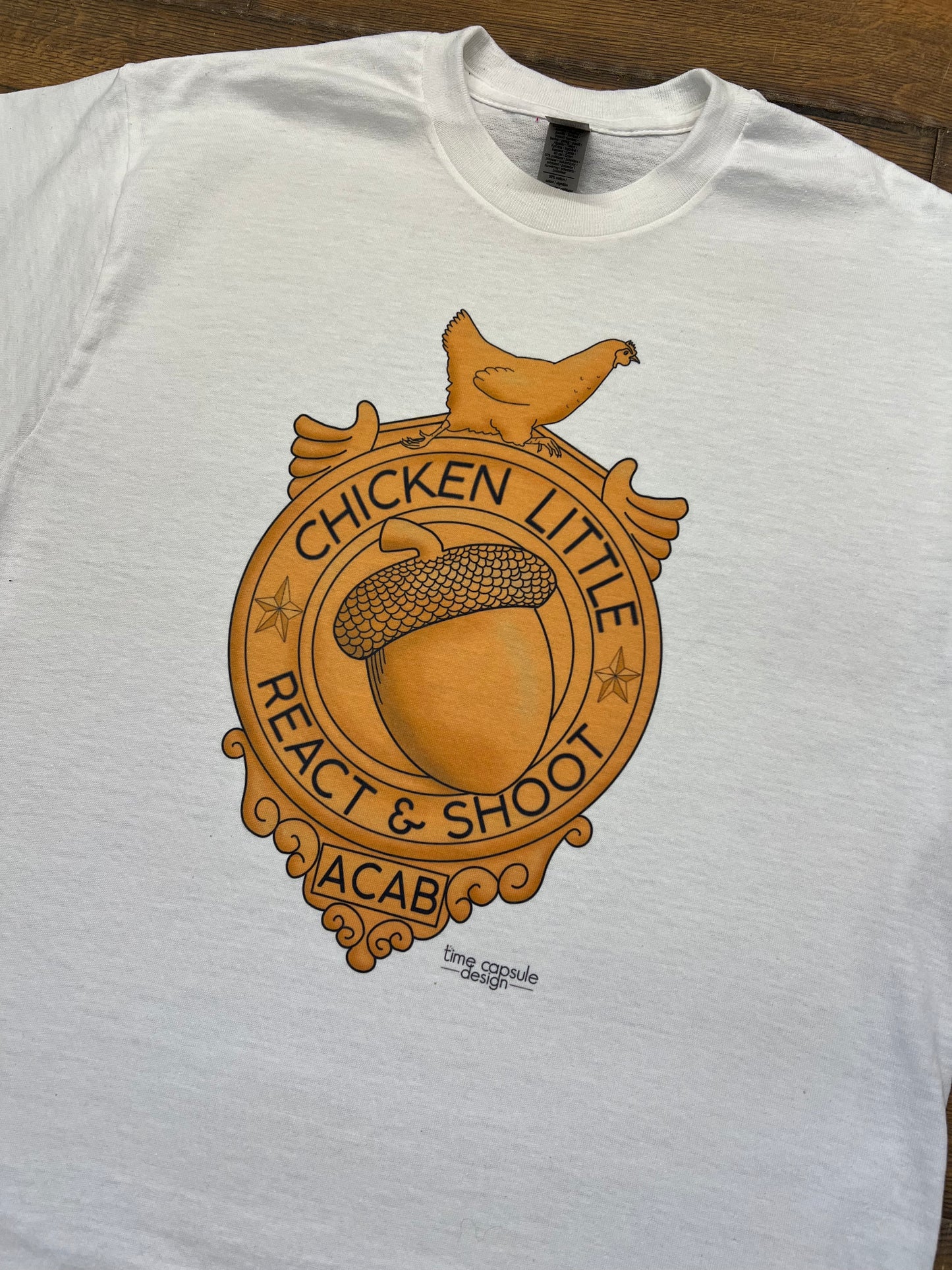 Acorn ACAB - Chicken Little Police Dept Shirt