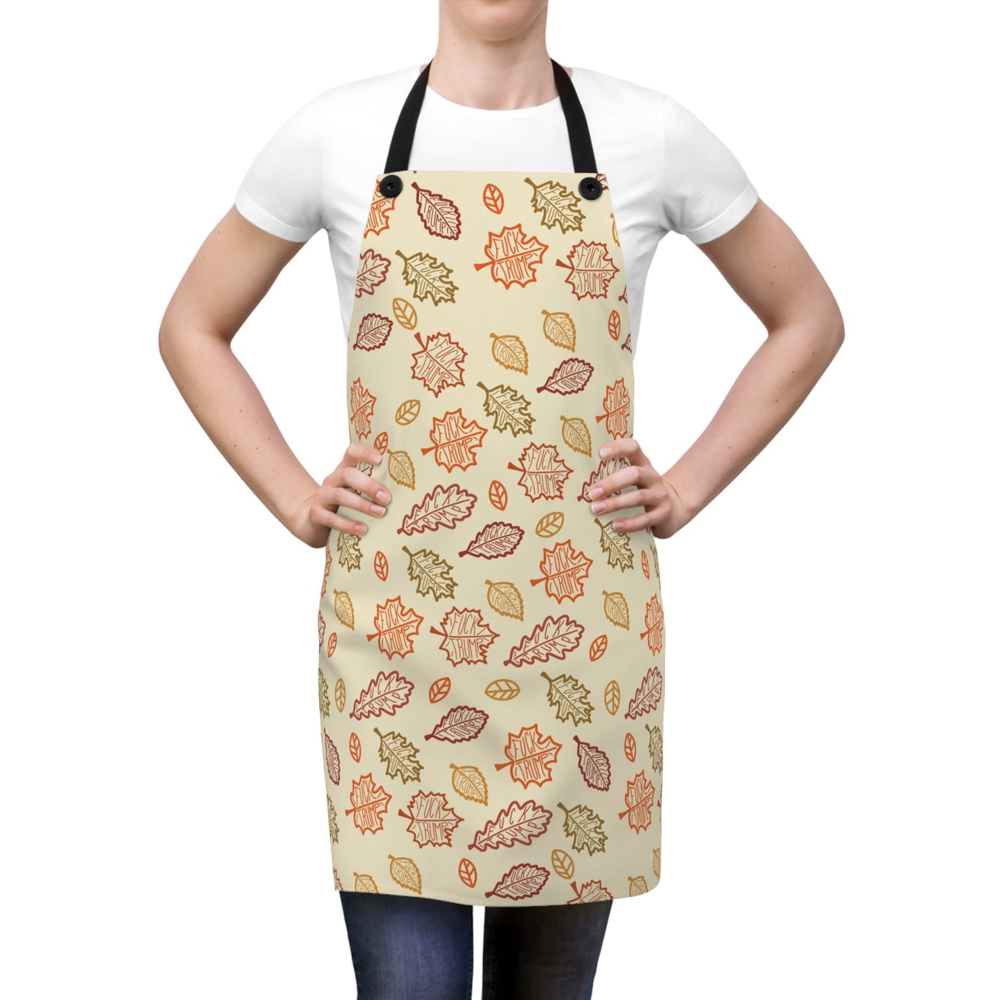 Slightly Subtle Autumn Leaves Apron, Cozy Kitchen Gift, Fall Cooking Attire, Thanksgiving Baking, Harvest Decor