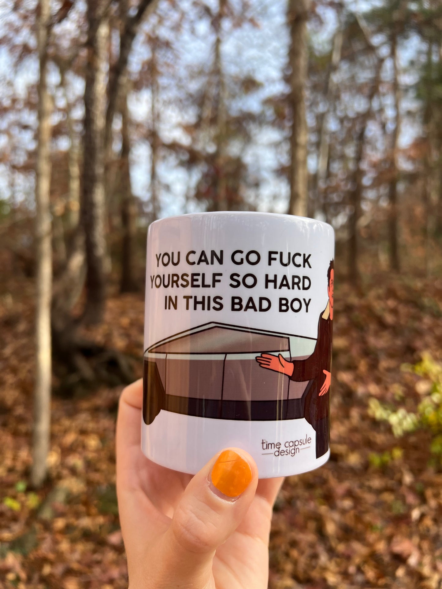 Go Cybertruck Yourself Elon Mug