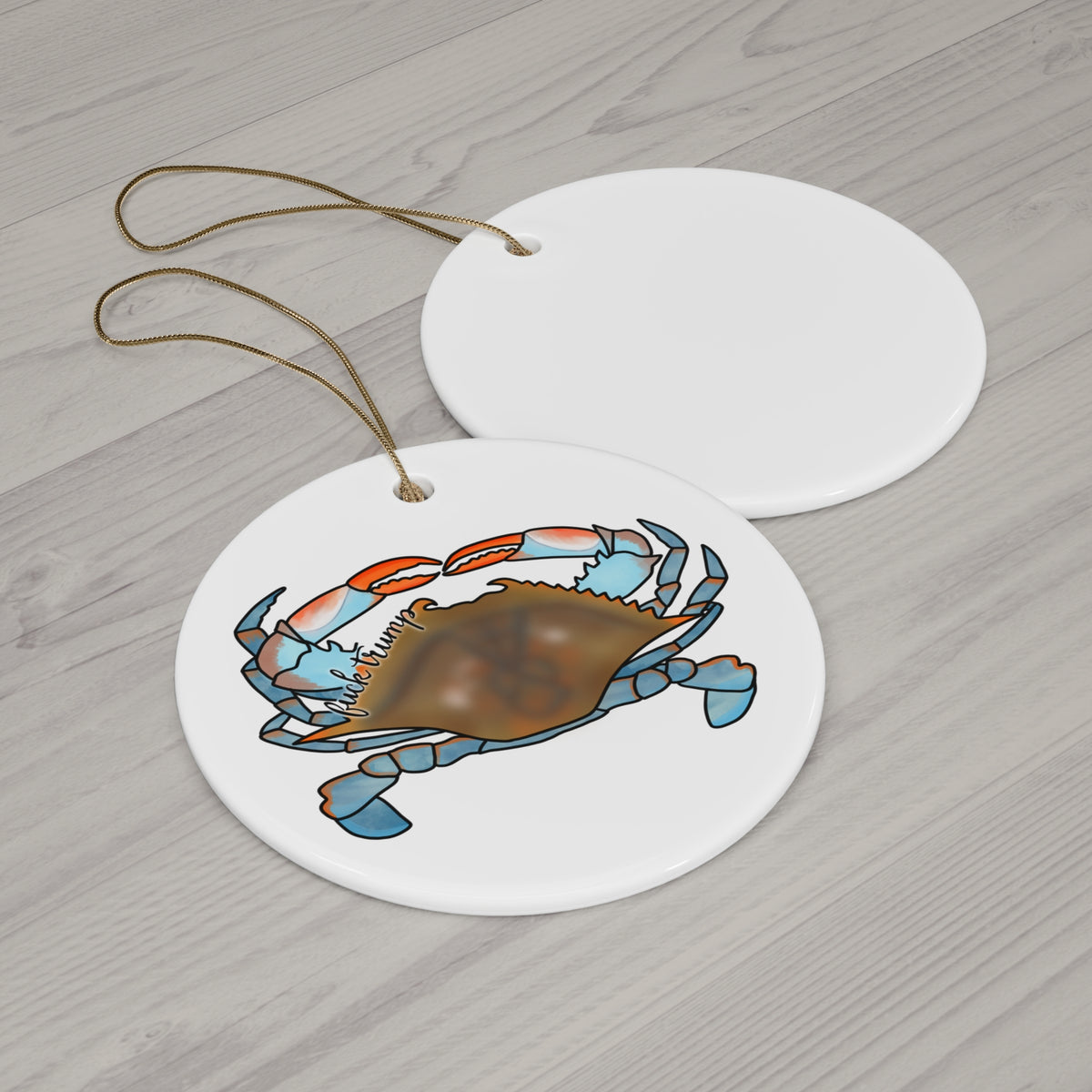 Crab Ceramic Ornament FDT