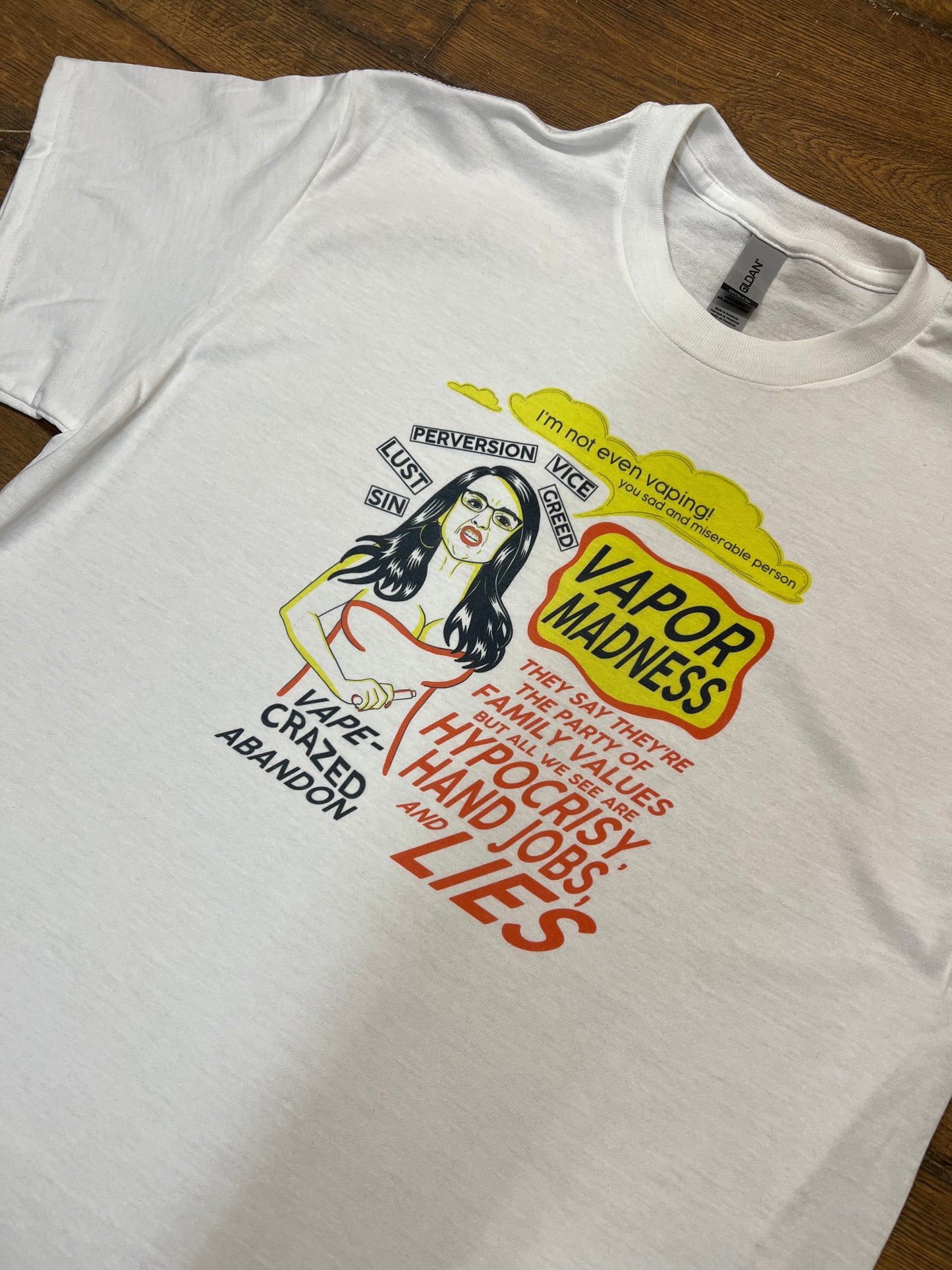 Vapor Madness Lauren Boebert at Beetlejuice Shirt