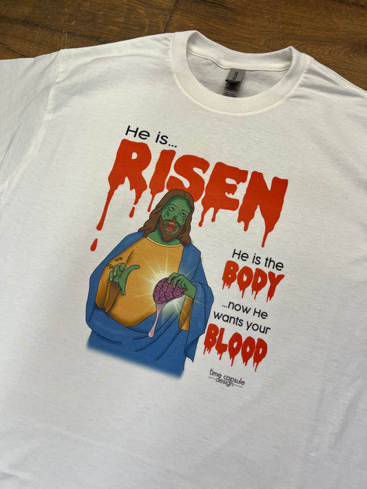 He is Risen Zombie Jesus Easter Shirt