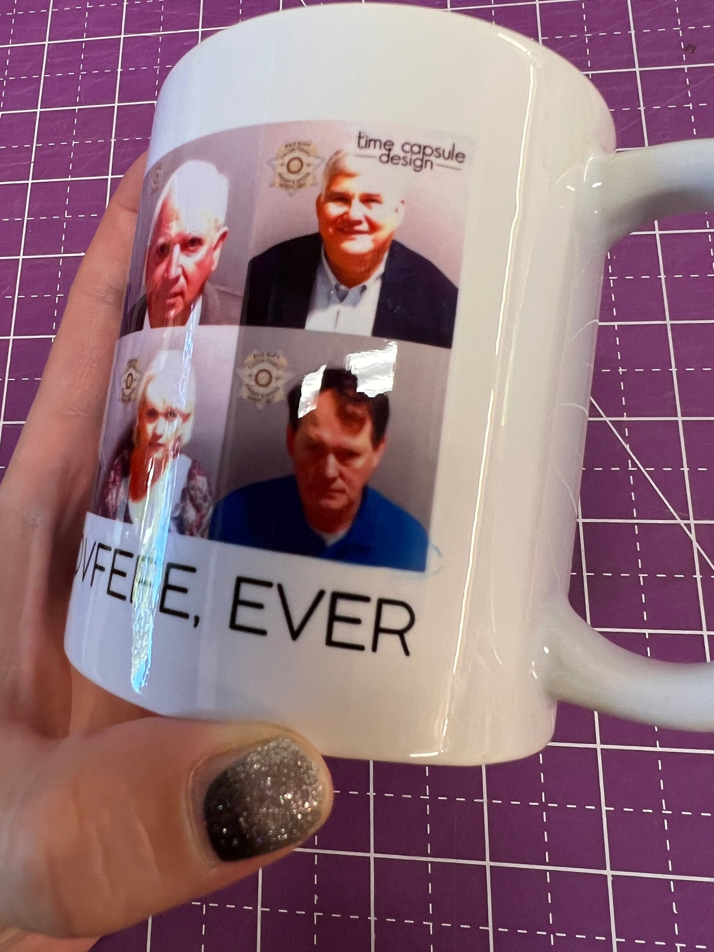 FACTORY SECONDS - Mugshot Mug - Satisfying Cup of Covfefe