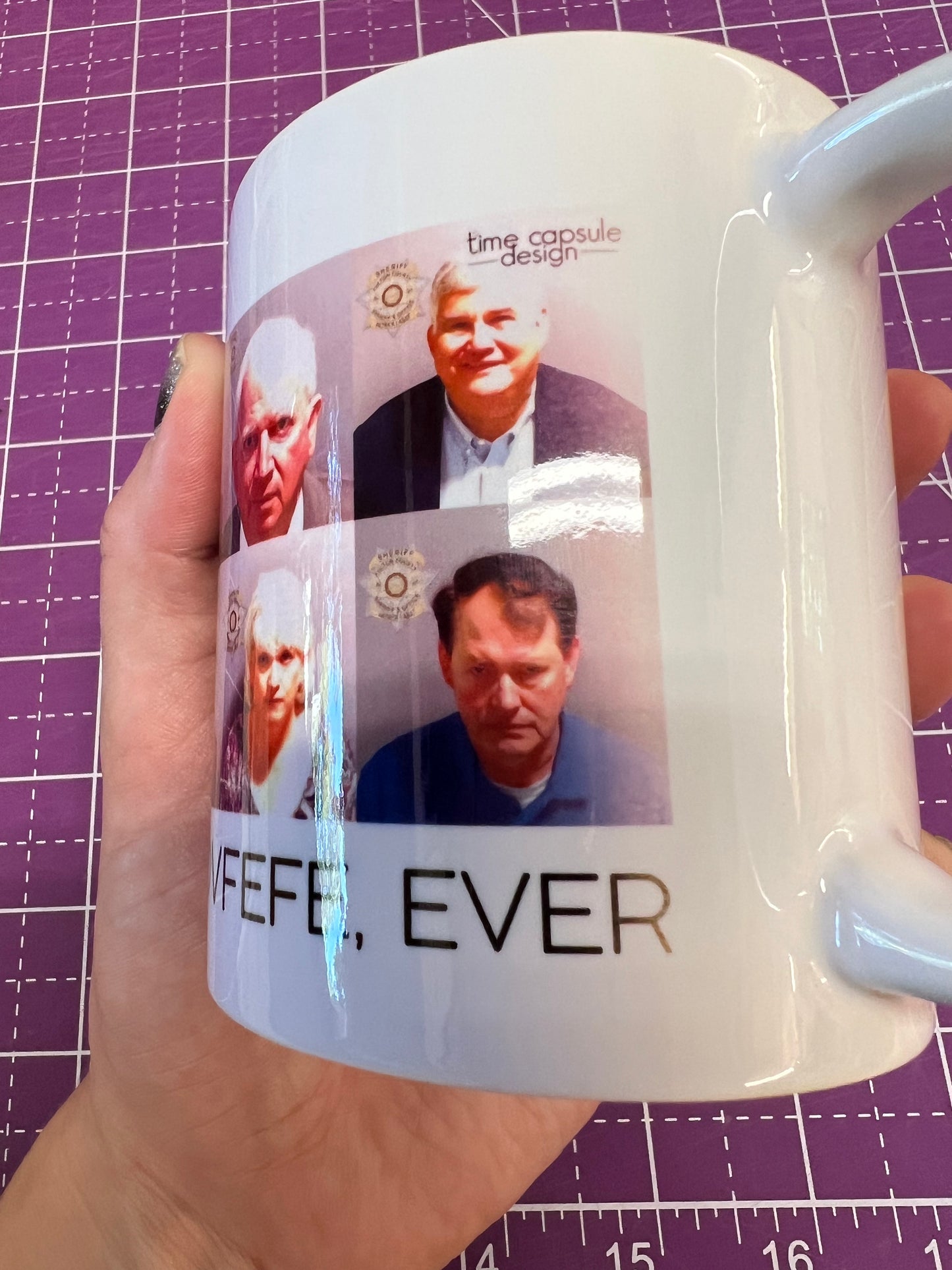 FACTORY SECONDS - Mugshot Mug - Satisfying Cup of Covfefe