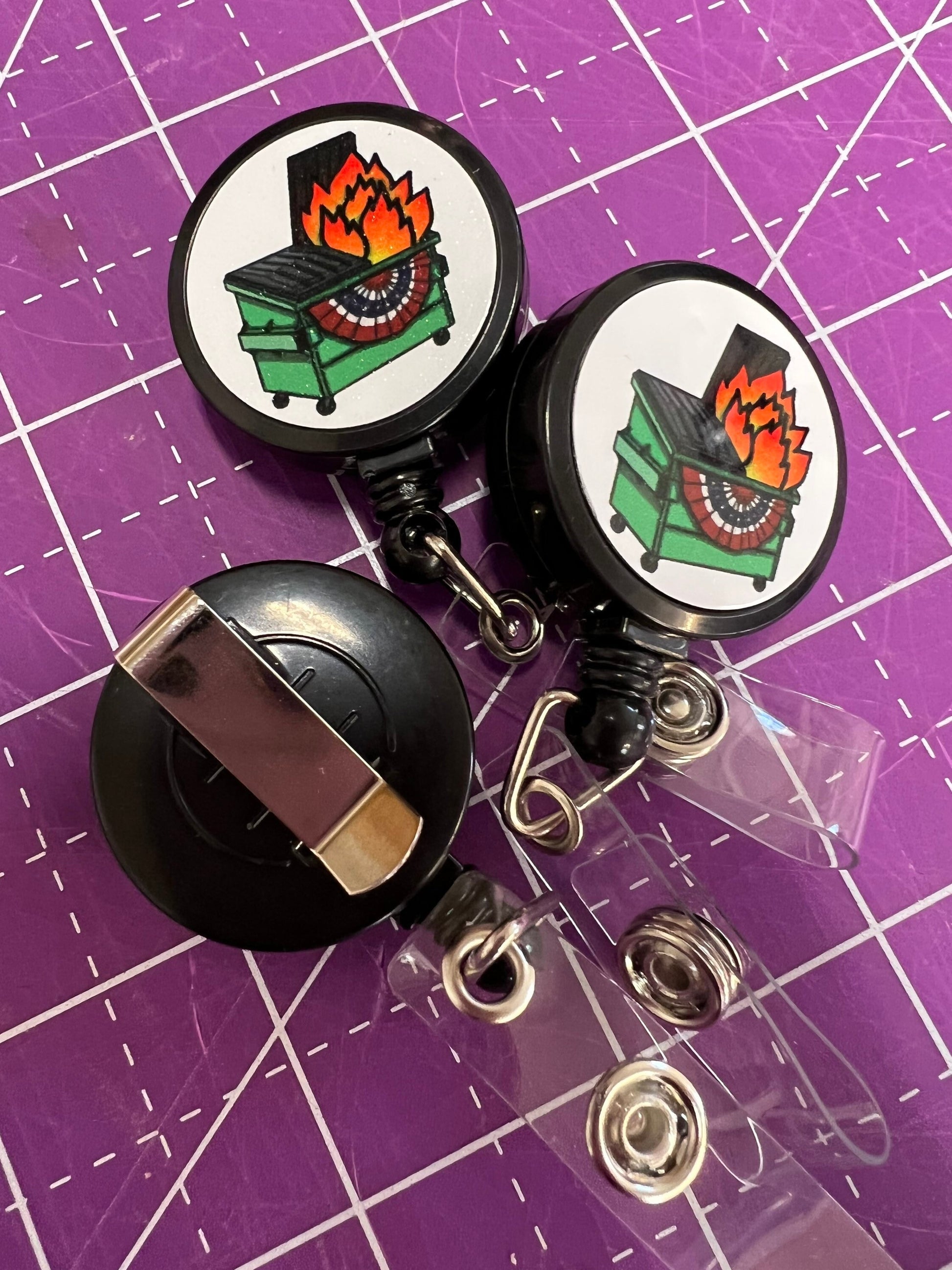 Dumpster Fire Badge Reel