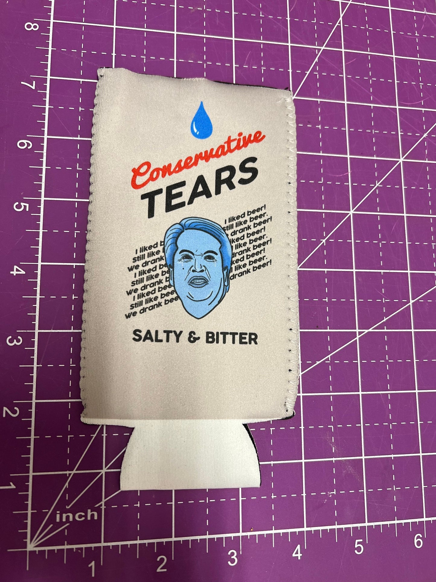 Conservative Tears Coozie - Cryin Brett Kavanaugh - I like Beer