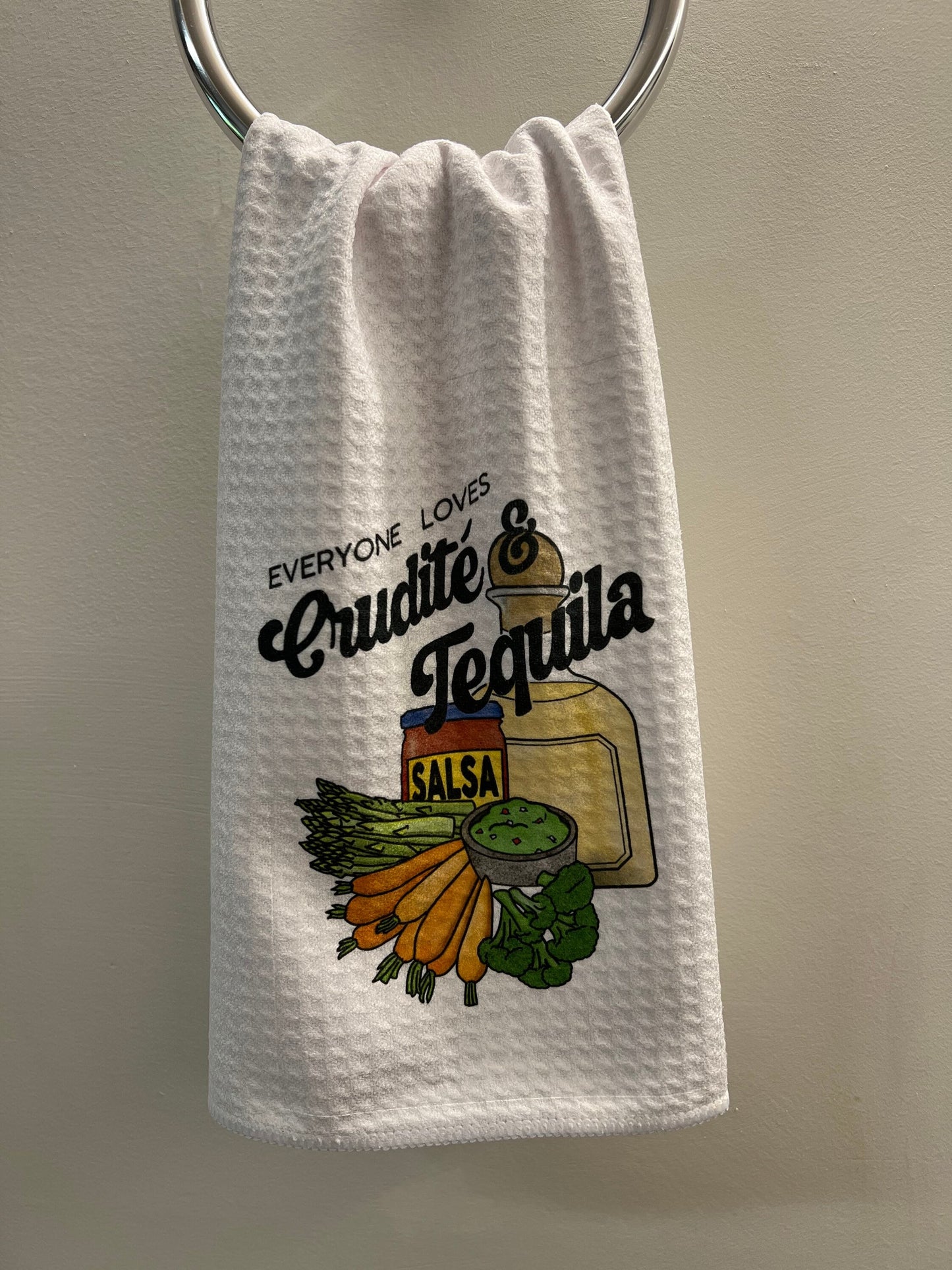Crudité and Tequila Tea Towel Dr Oz John Fetterman