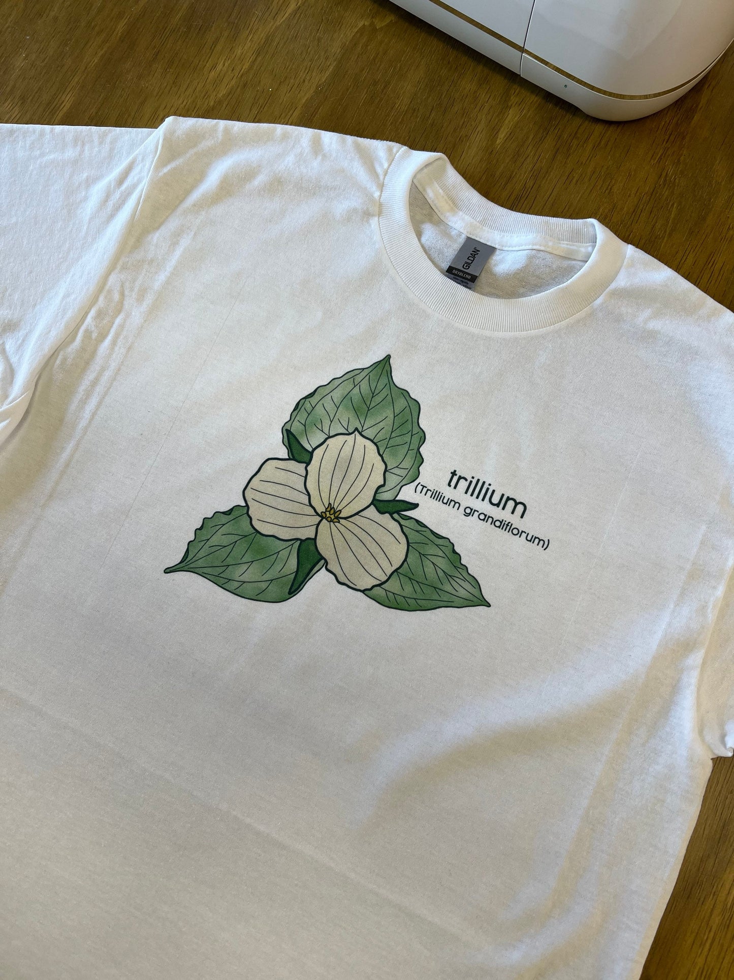 Trillium - Historically Queer Flowers T Shirt - Botany Floral