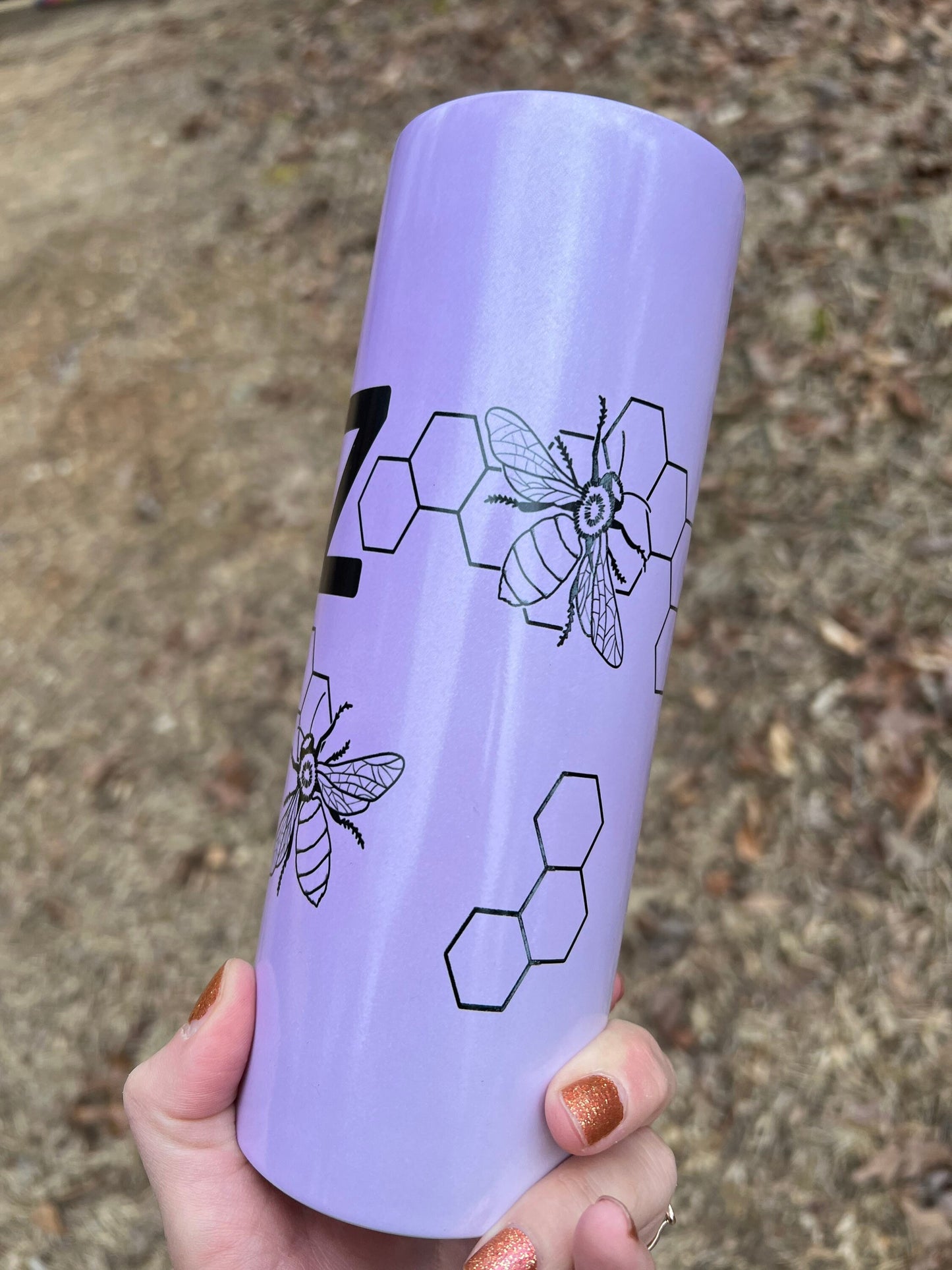 BUZZ OFF Color Changing Tumbler UV Glow in the Dark