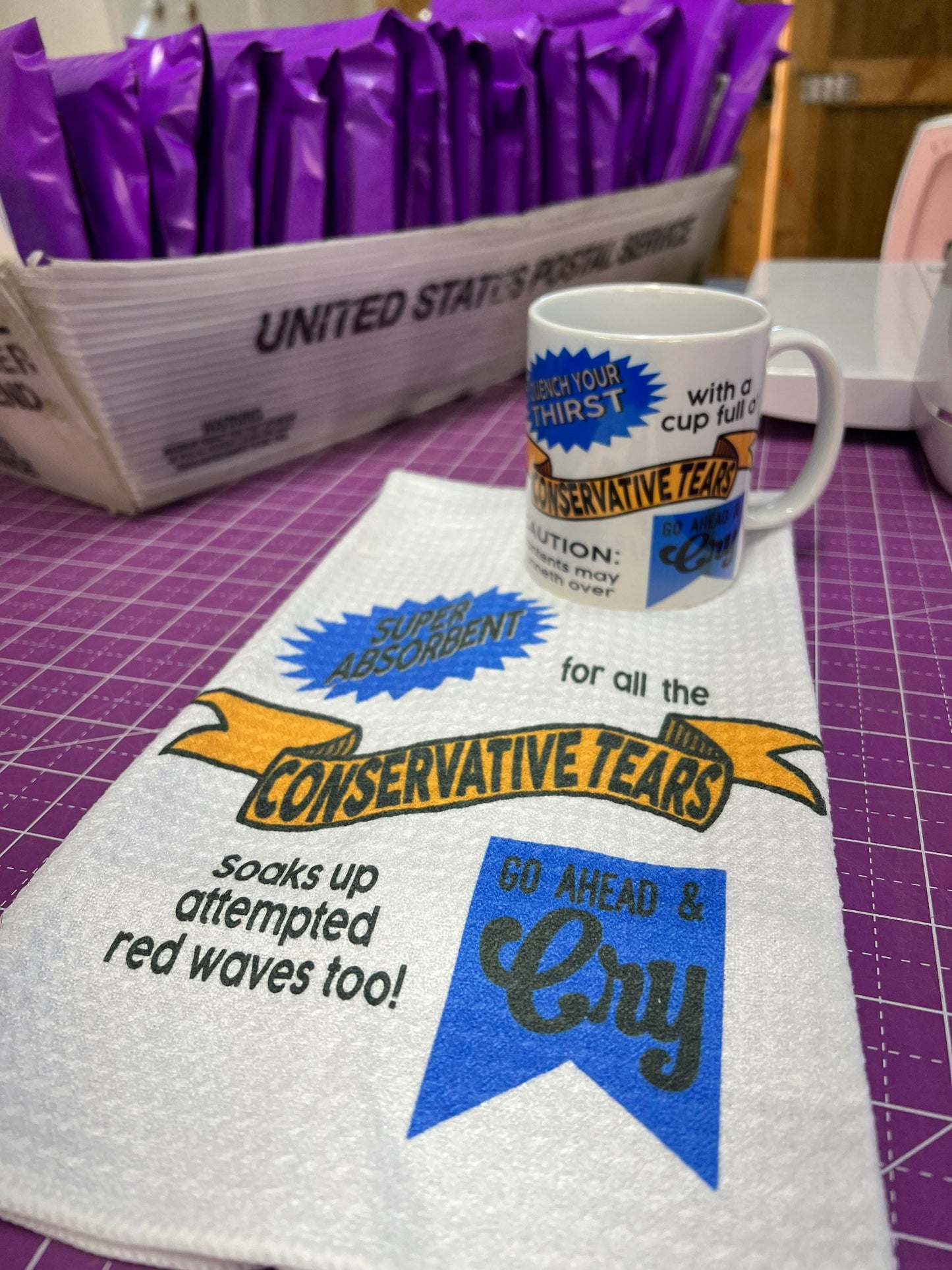 Conservative Tears Mug and Towel Gift Set