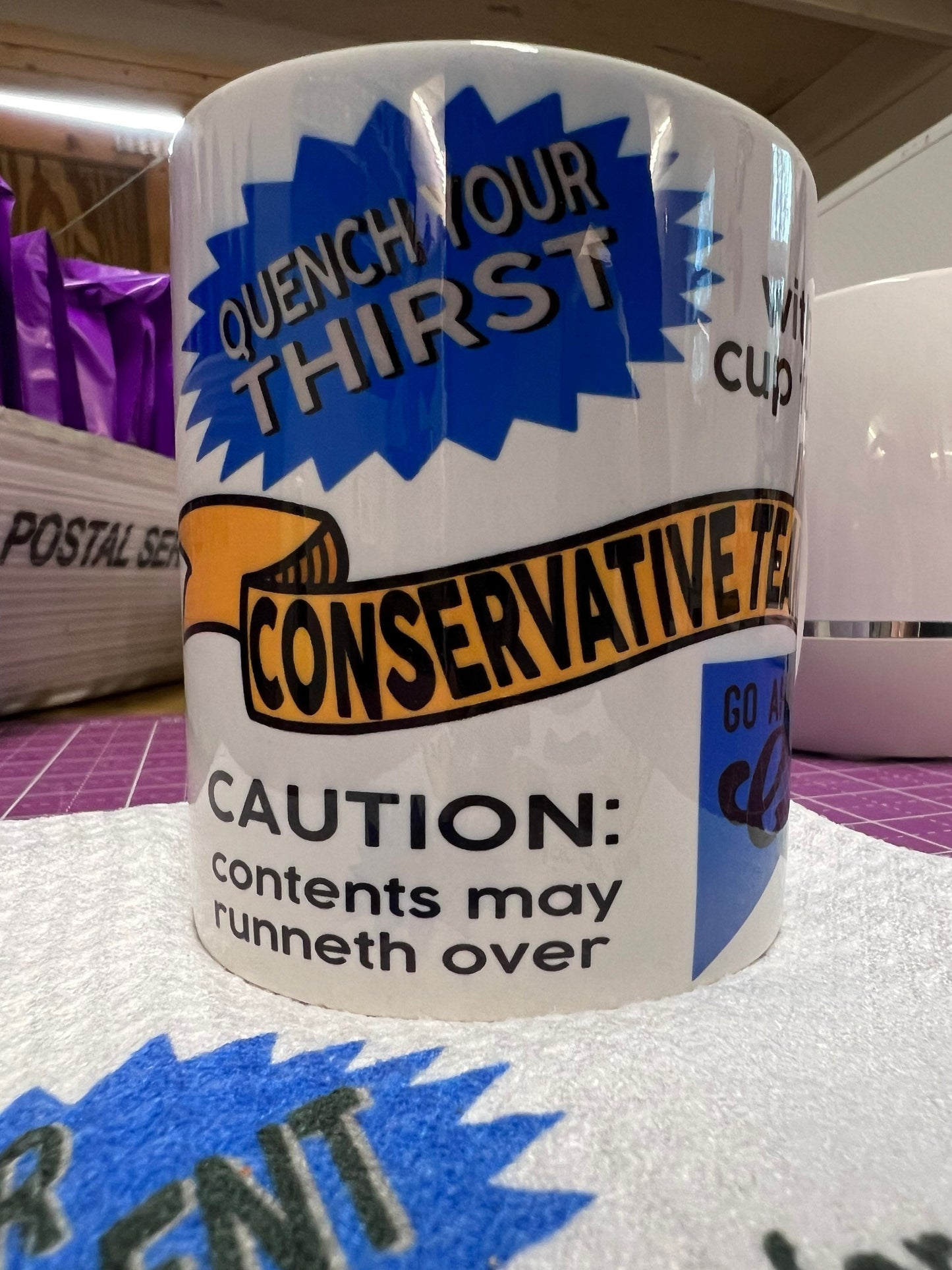 Conservative Tears Mug and Towel Gift Set