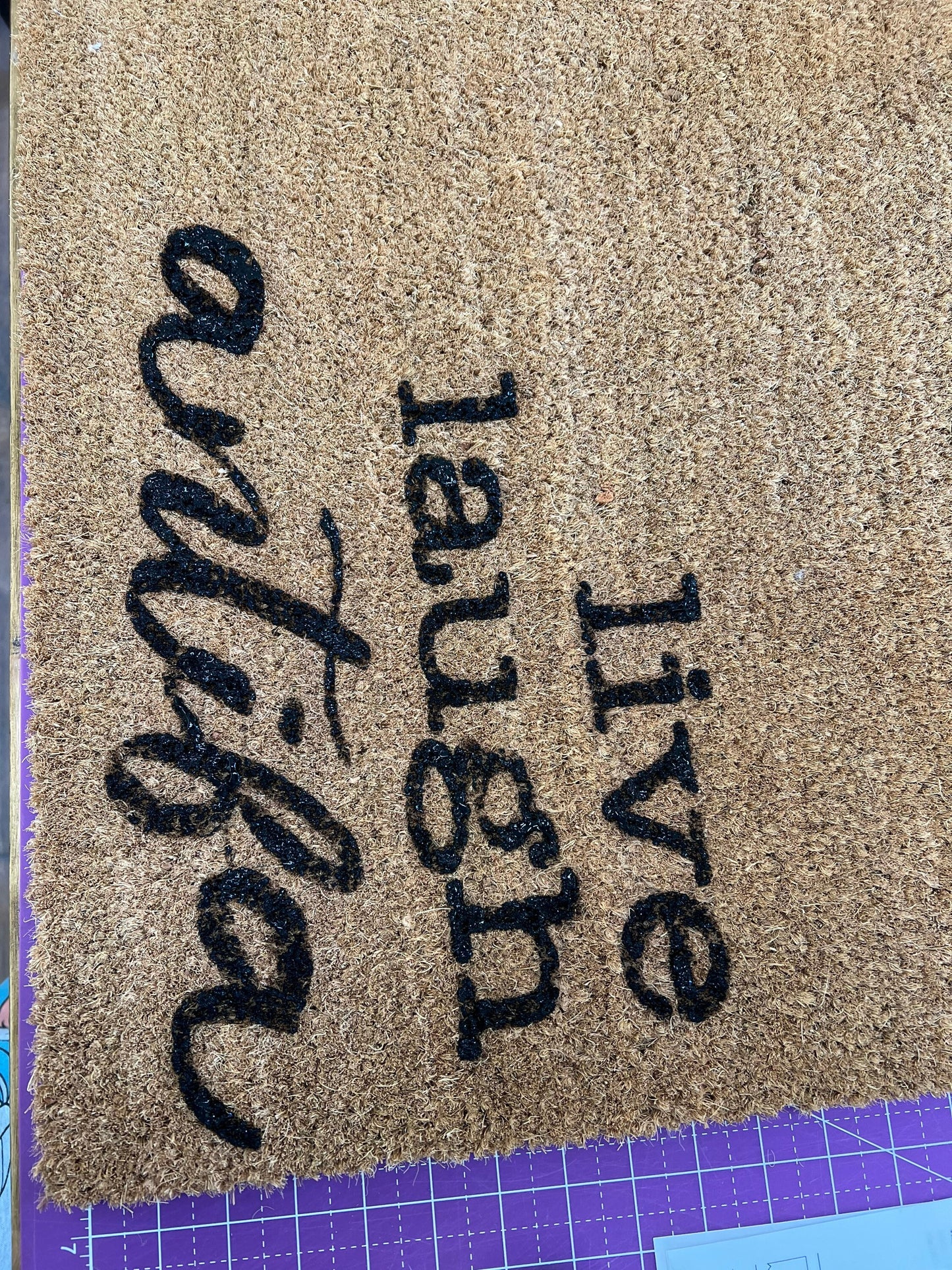 PREORDER - live laugh antifa door mat - please READ description