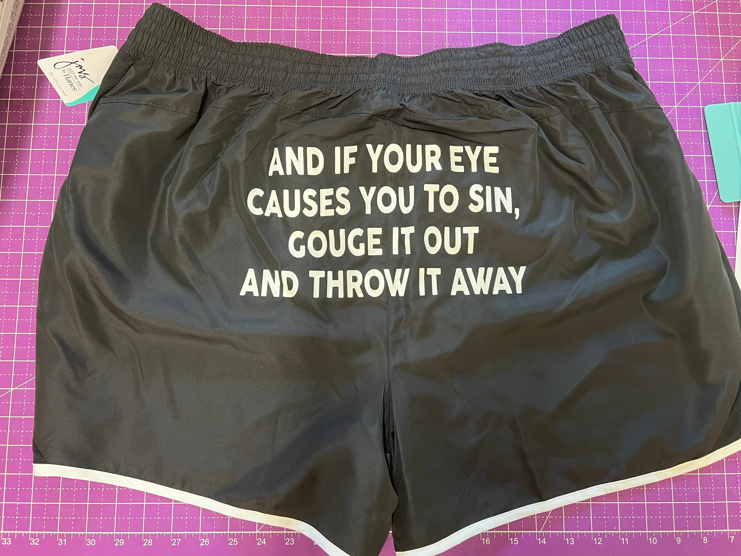 Matthew 18:9 Booty Shorts