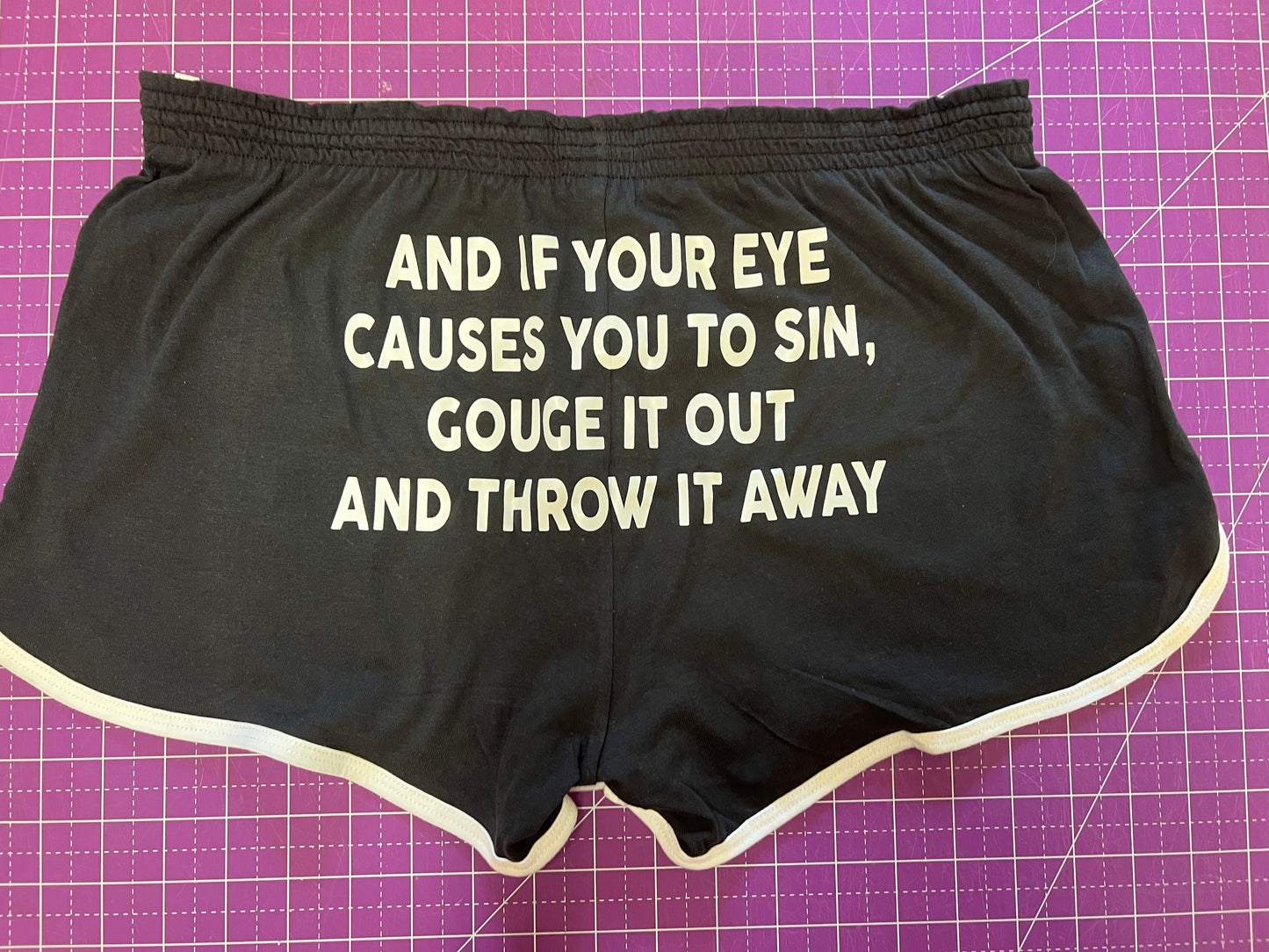 Matthew 18:9 Booty Shorts