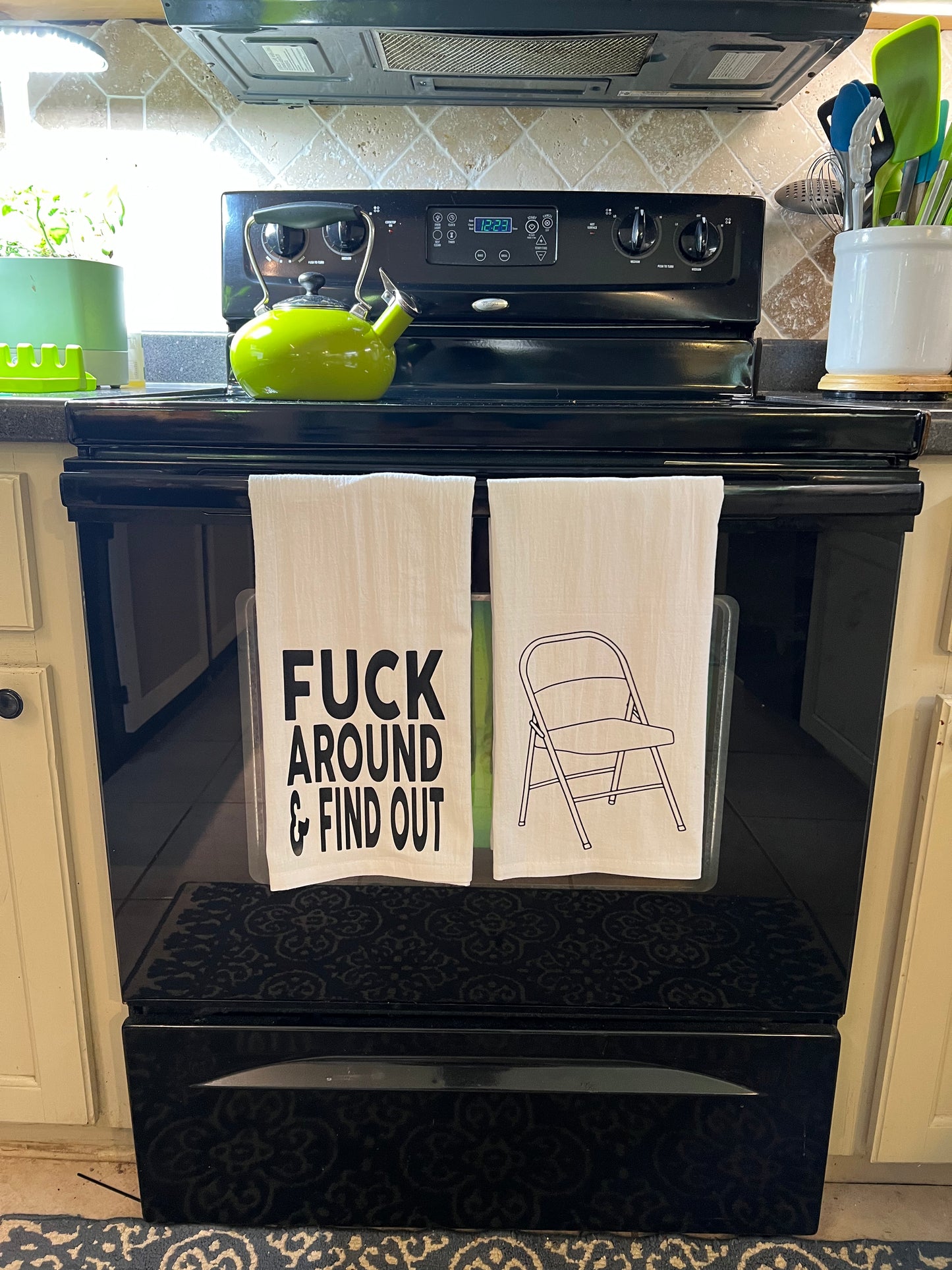 Folding Chair FAFO Tea Towel Set