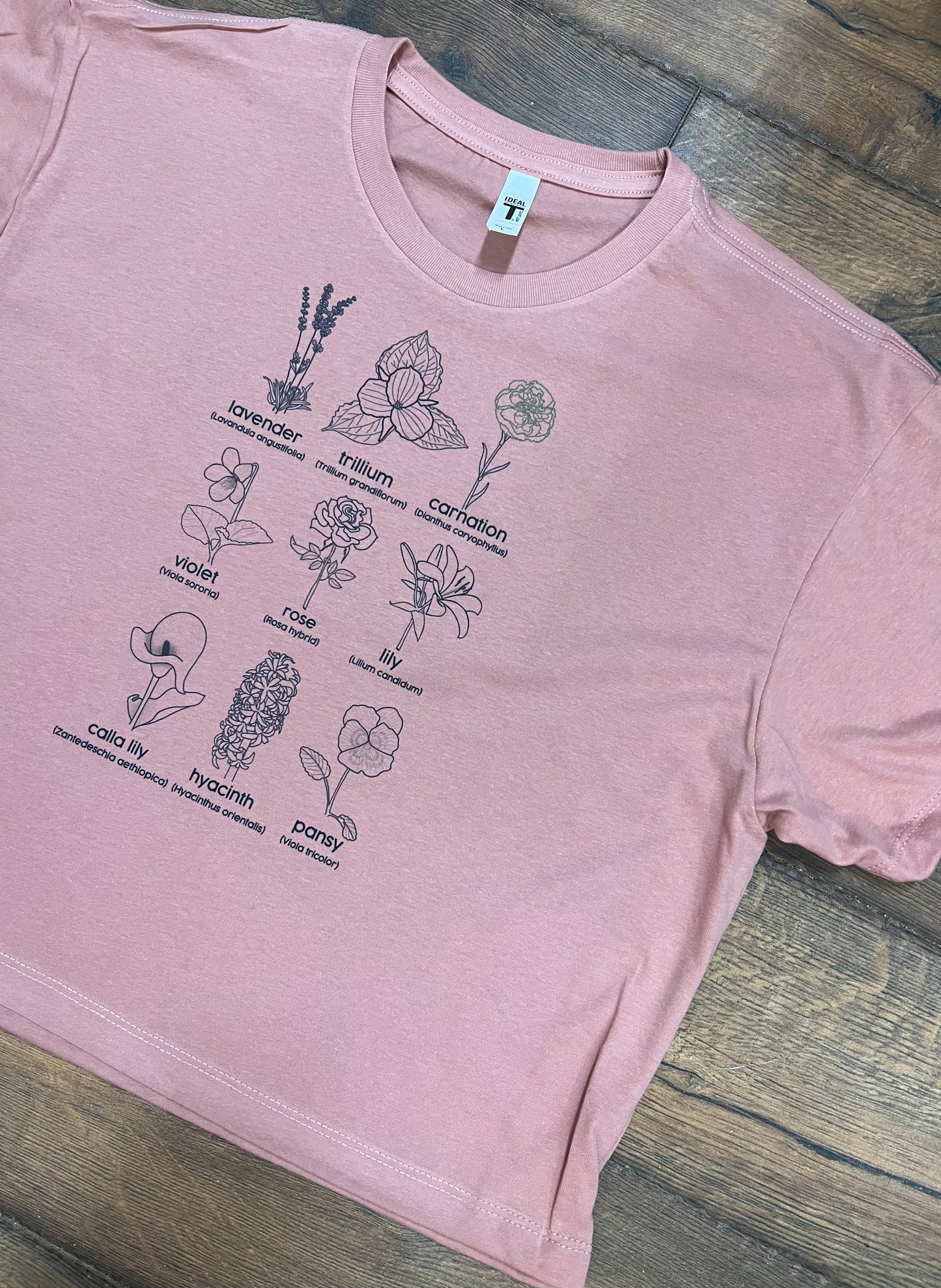 Historically Queer Flowers CROP Top Shirt