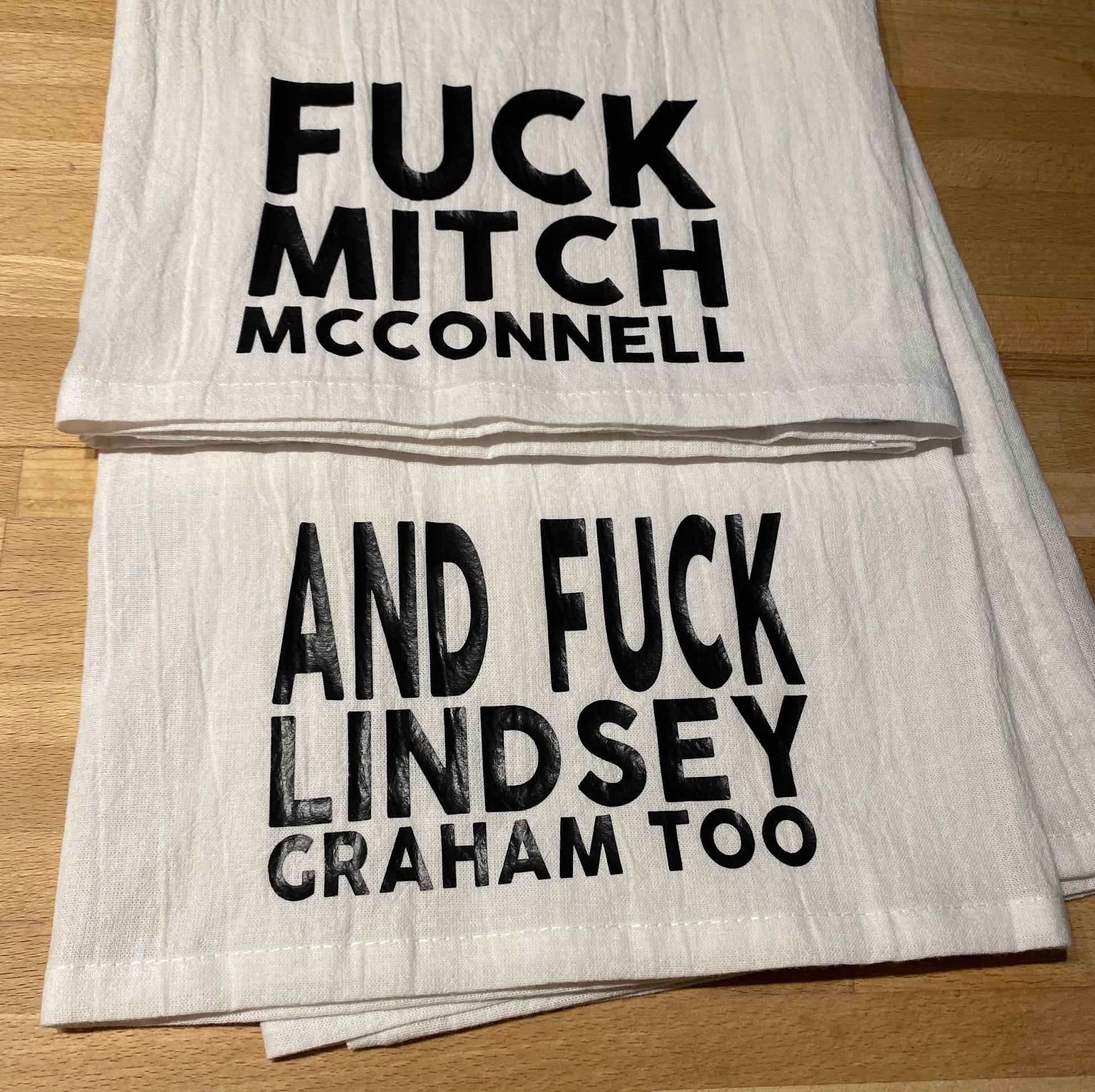 Fuck Mitch & Lindsey Tea Towel Set
