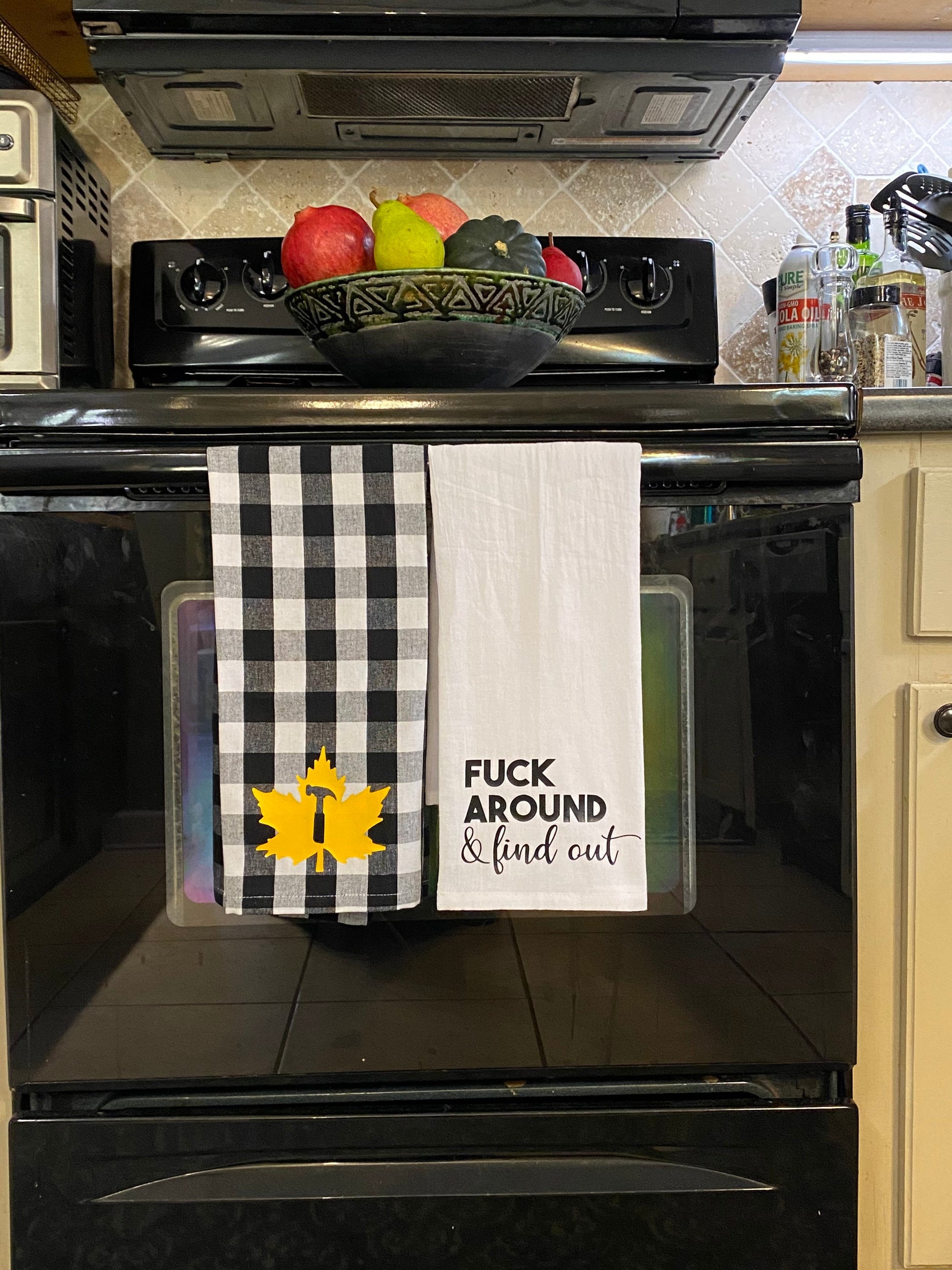 Fuck Around and Find Out Tea Towel