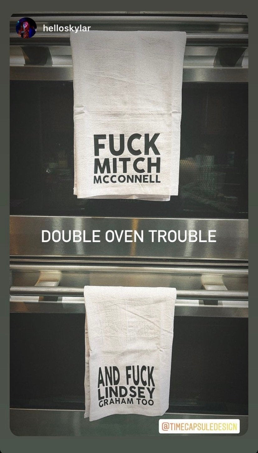 Fuck Mitch & Lindsey Tea Towel Set