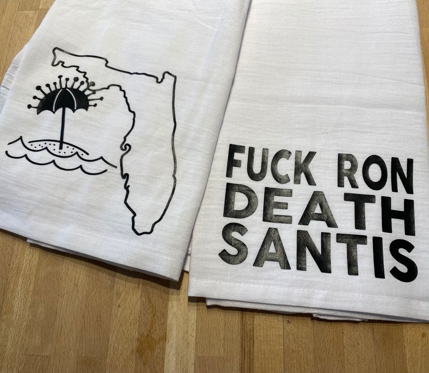 Florida State Series Tea Towel Set - Death Santis DeSantis Matt Gaetz Marco Rubio
