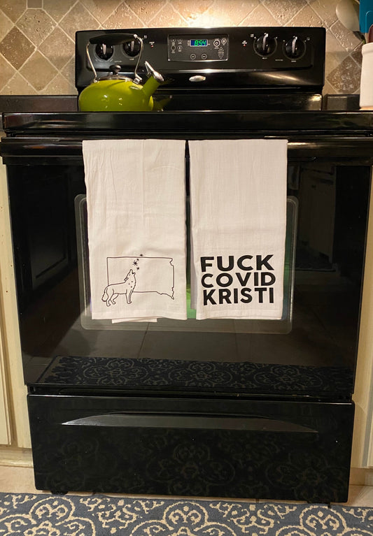 South Dakota State Series Tea Towel Set - Covid Kristi