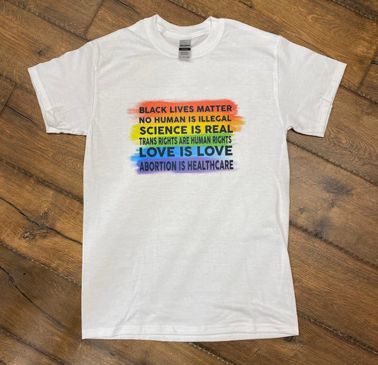 Love is Love Progressive Pride T Shirt
