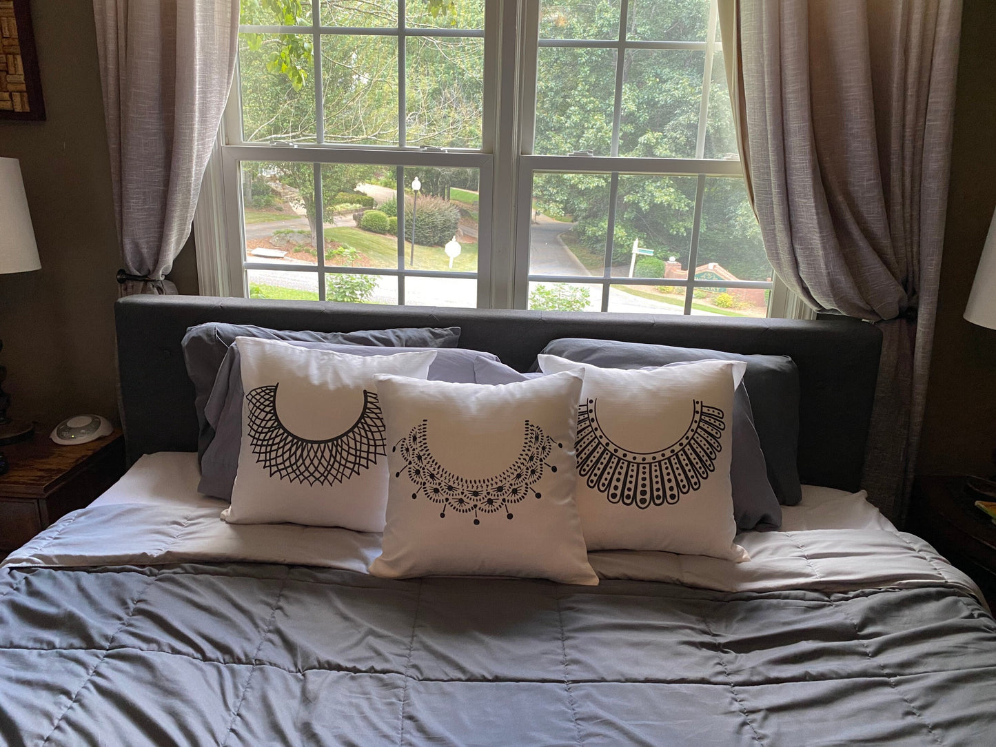 Dissent Collar Throw Pillow Covers - various quantities