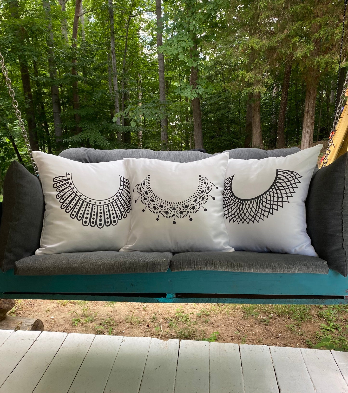 Dissent Collar Throw Pillow Covers - various quantities