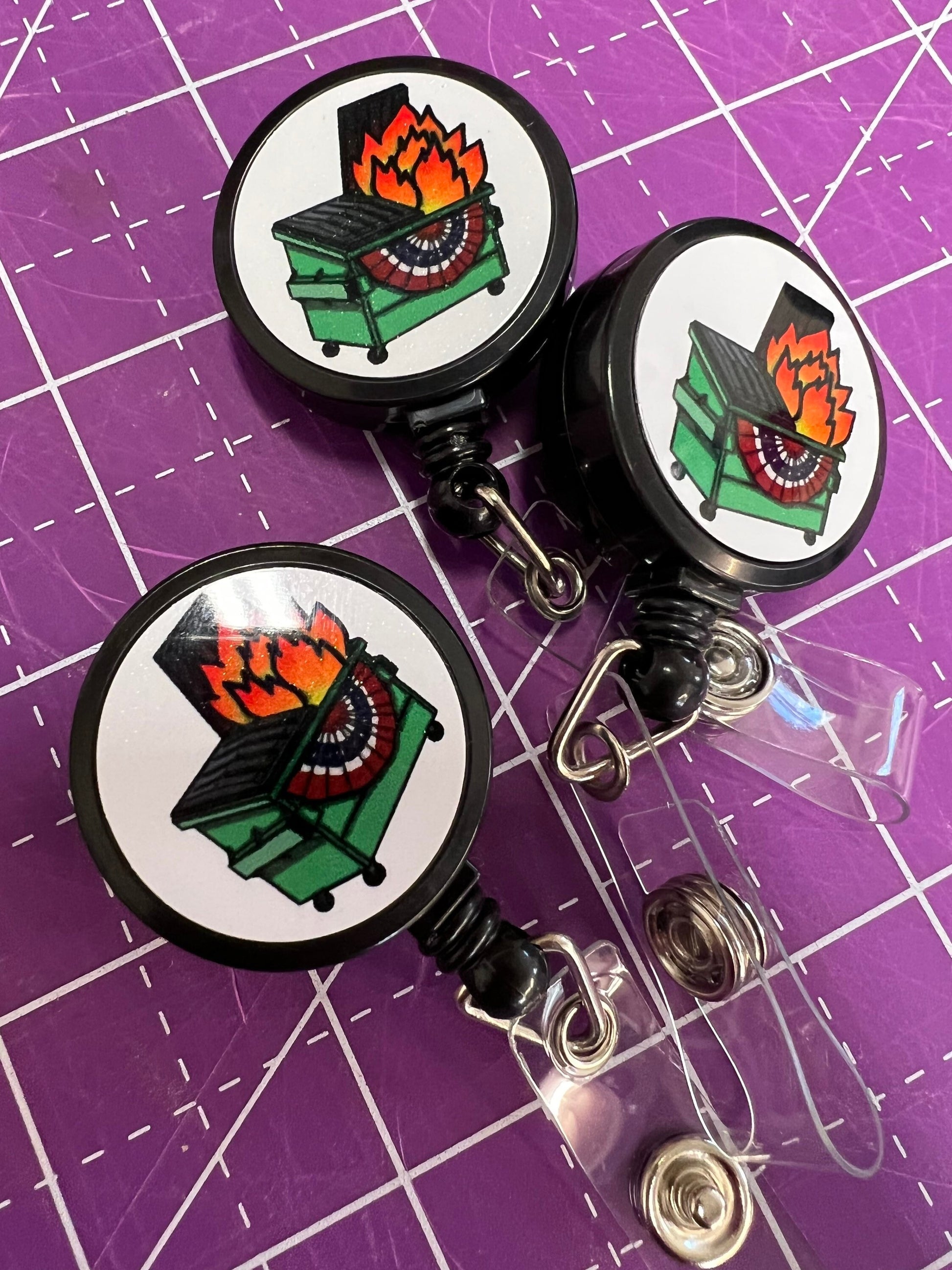 Dumpster Fire Badge Reel