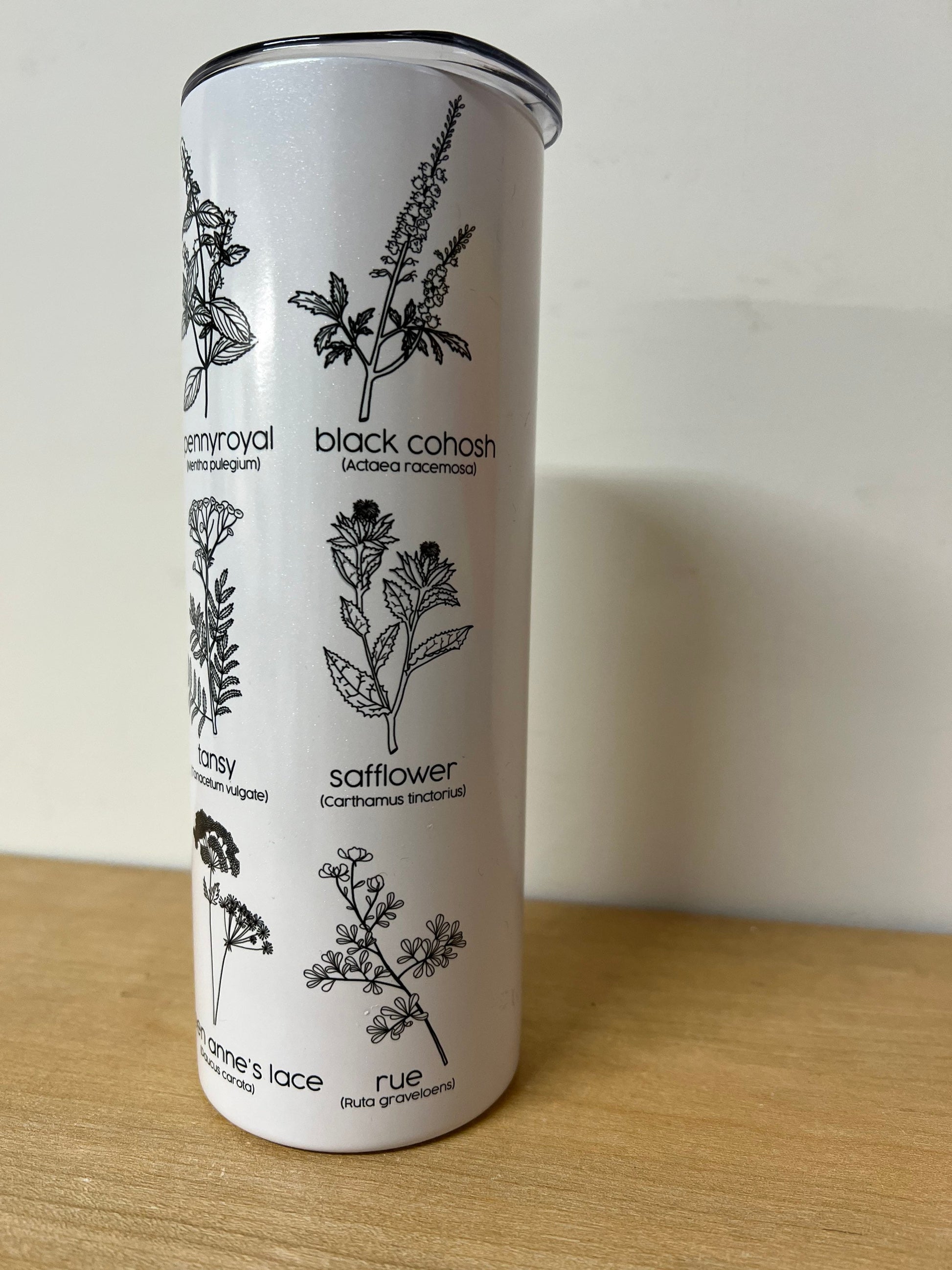 Herbs for Reproductive Freedom Color Changing Tumbler UV Glow in the Dark