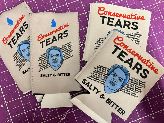 Conservative Tears Coozie - Cryin Brett Kavanaugh - I like Beer