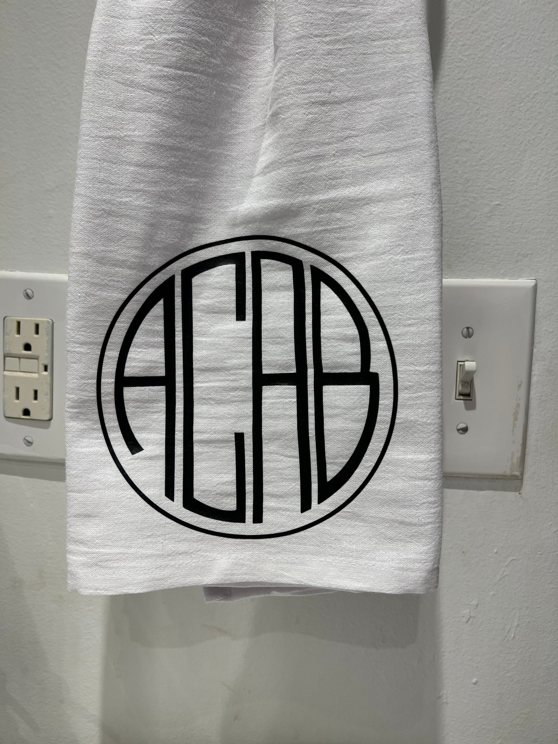 ACAB Monogram Tea Towel