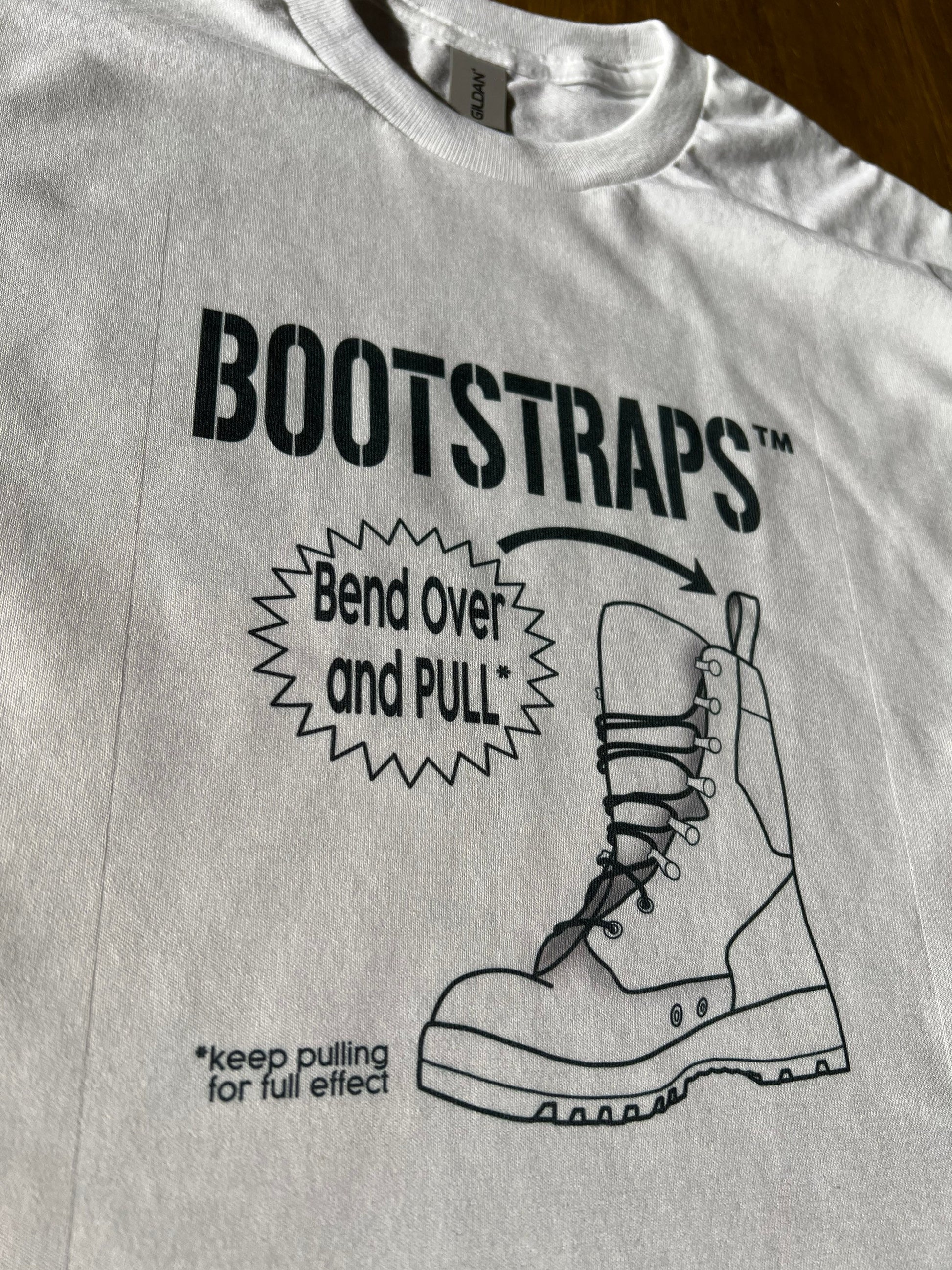 Bootstraps TM Anti Capitalism T shirt