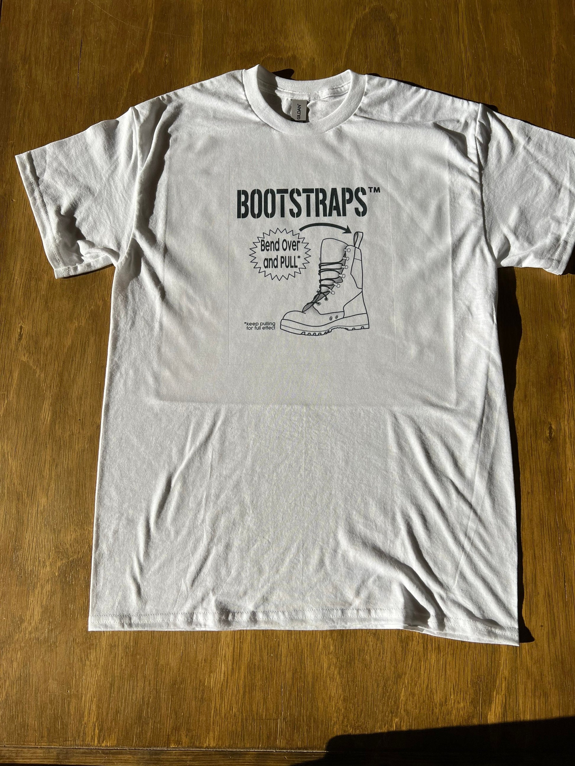 Bootstraps TM Anti Capitalism T shirt
