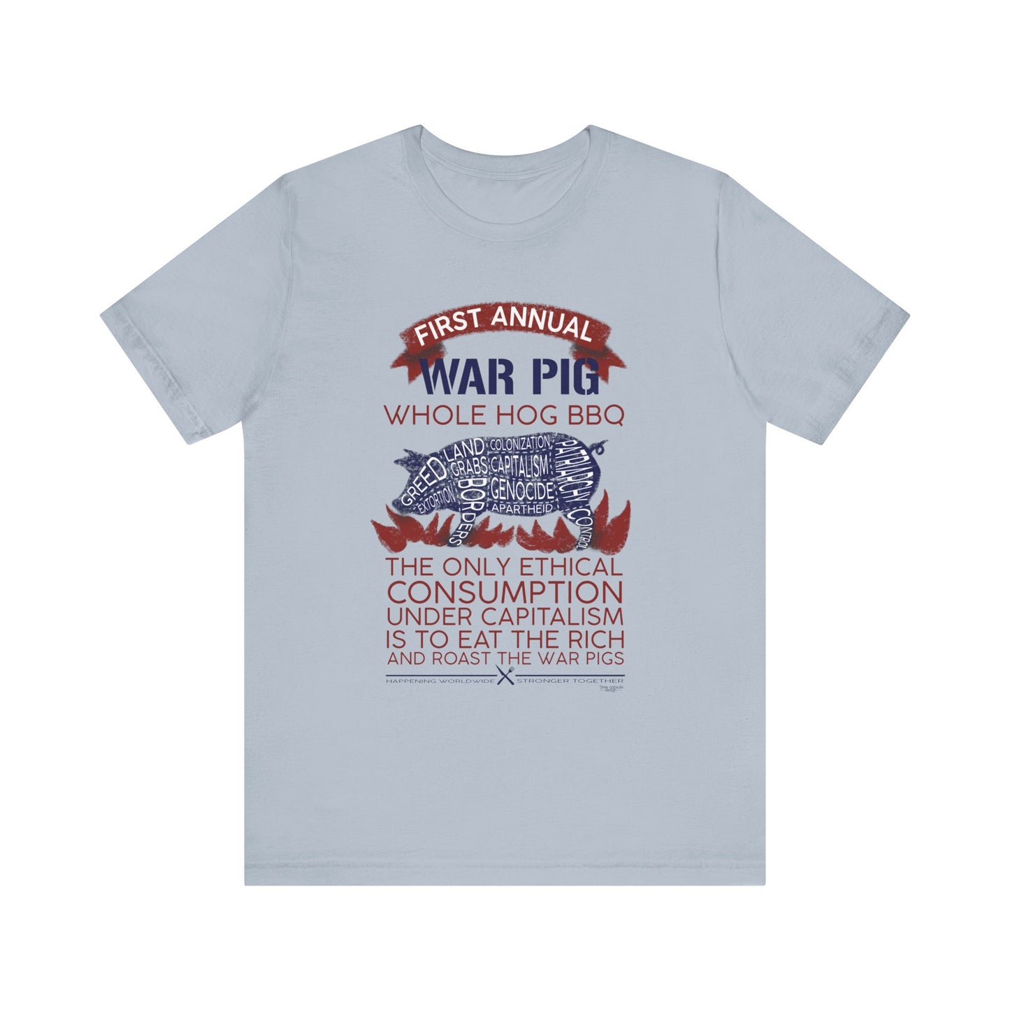 Whole Hog Pig Roast Unisex Jersey Short Sleeve Tee