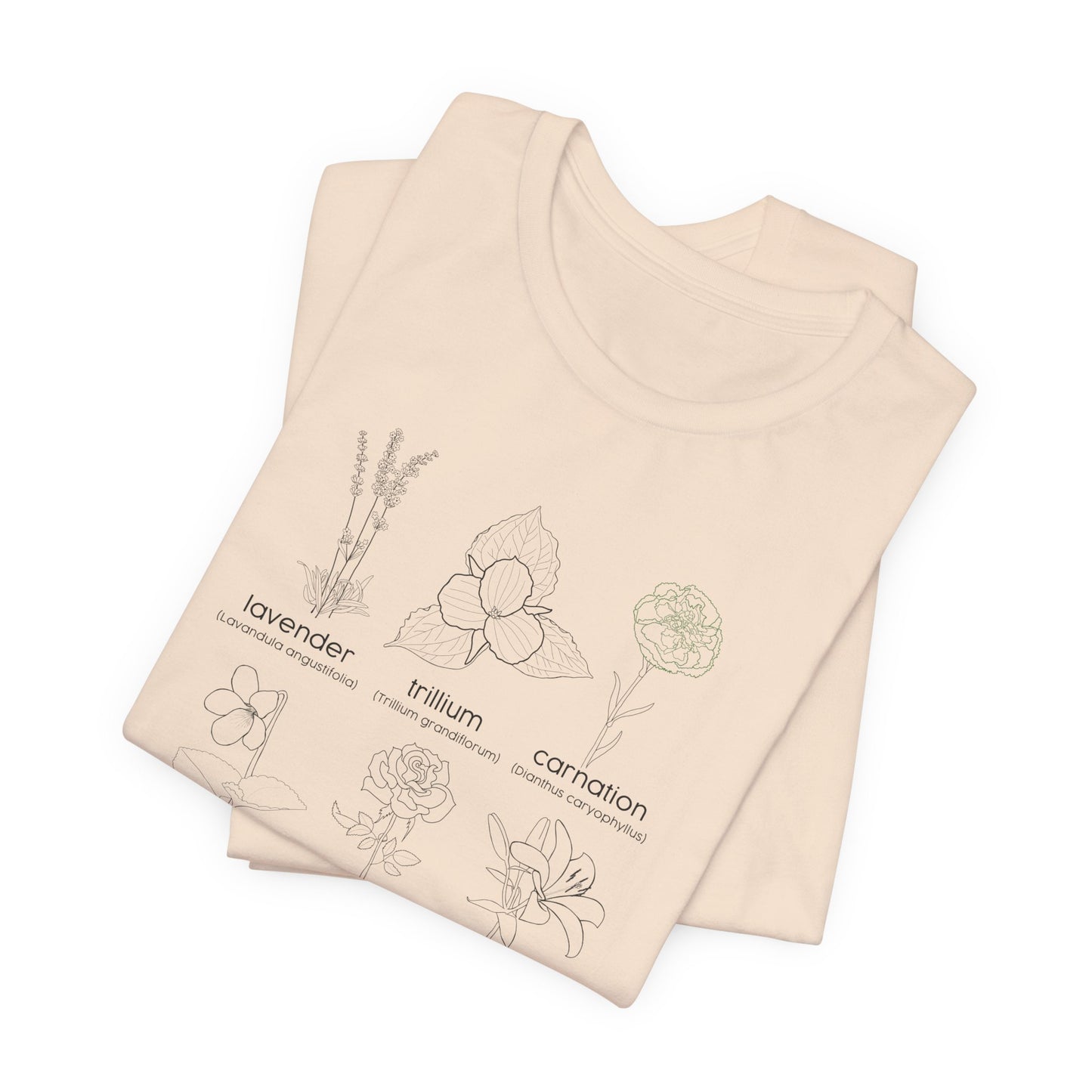 Historically Queer Flowers Unisex Jersey Short Sleeve Tee