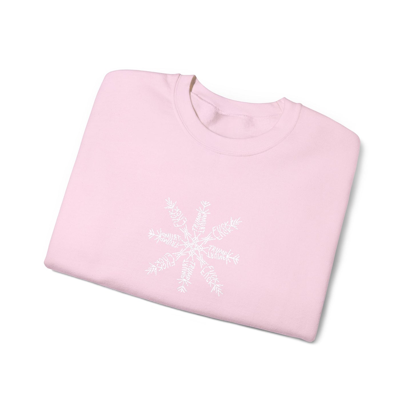 Slightly Subtle Snowflake Unisex Heavy Blend™ Crewneck Sweatshirt