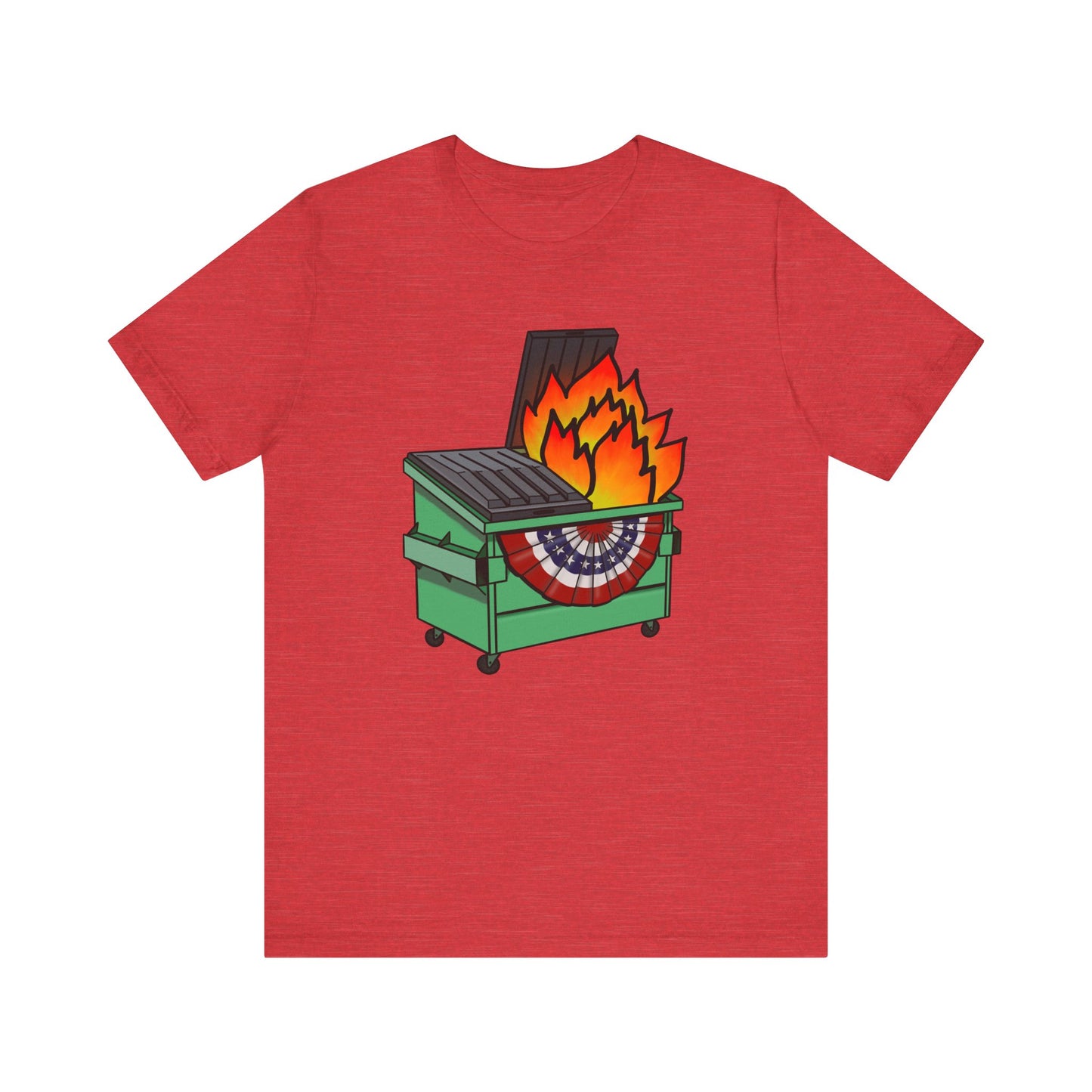 American Dumpster Fire Unisex Jersey Short Sleeve Tee