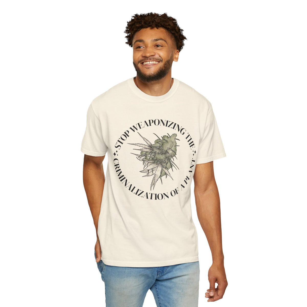Stop Weaponizing the Criminalization of a plant Floral Graphic Tee