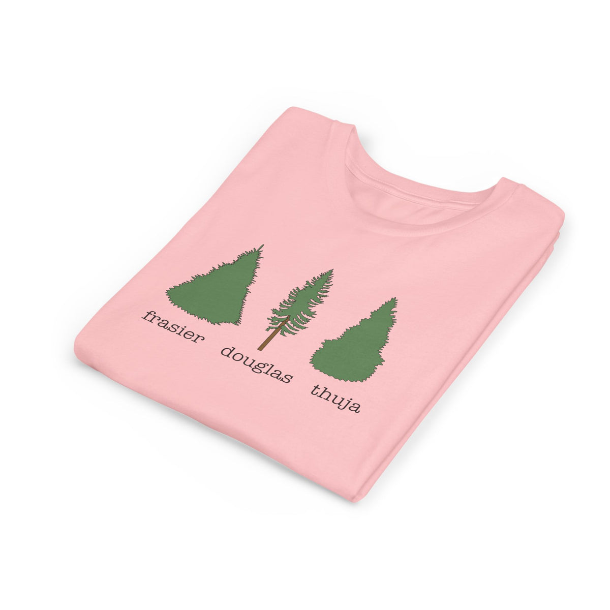 Youth Short Sleeve Tee – Fraser Douglas Thuja Tree Lover Shirt