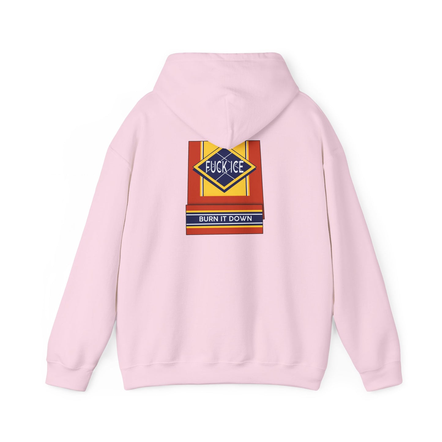 Matchbox Graphic Hoodie | Burn It Down Slogan