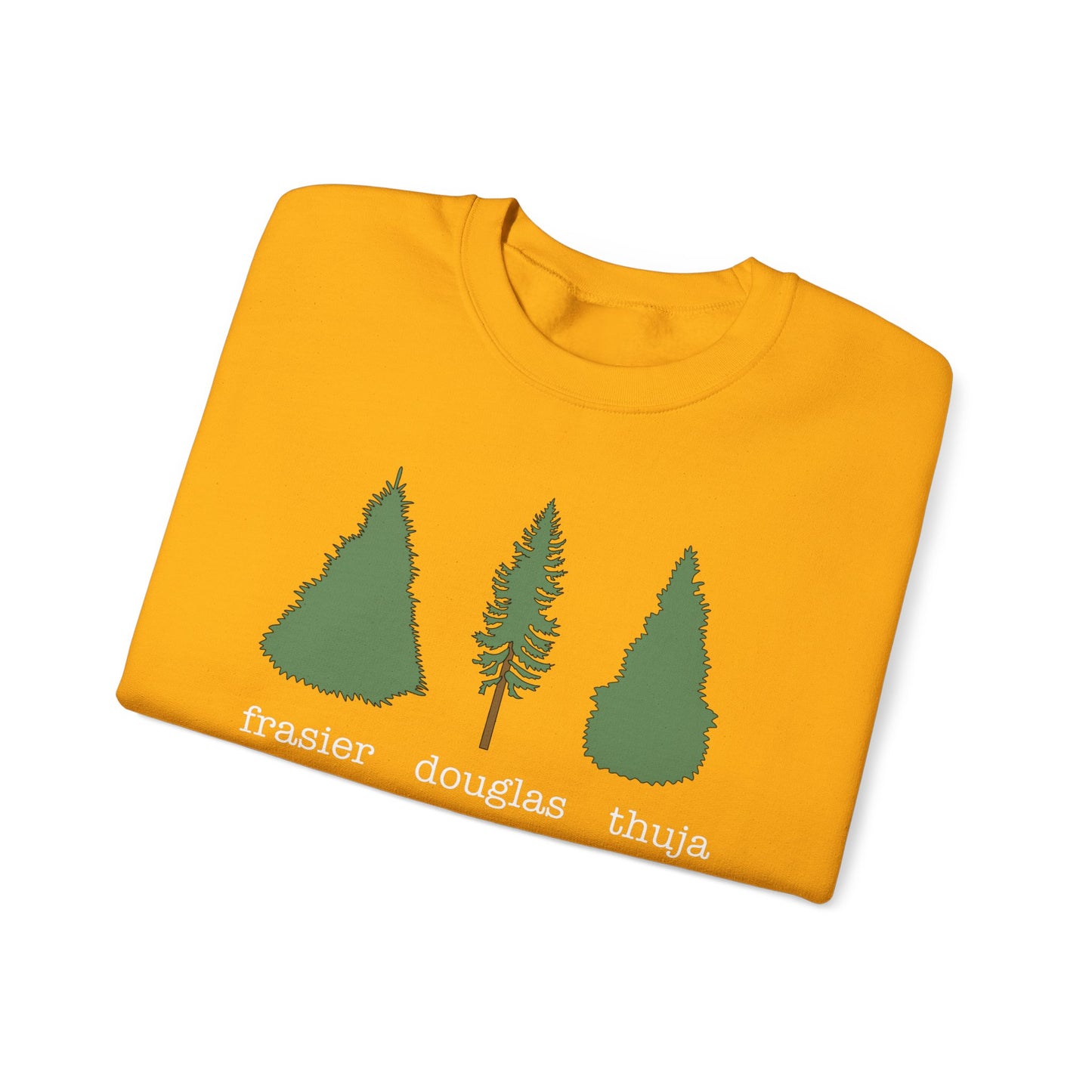 Frasier Douglas Thuja FDT Pine Tree Eco-Friendly Tree Sweatshirt, Unisex Crewneck, Nature Lover Gift, Casual Outfit, Gift for Him or Her