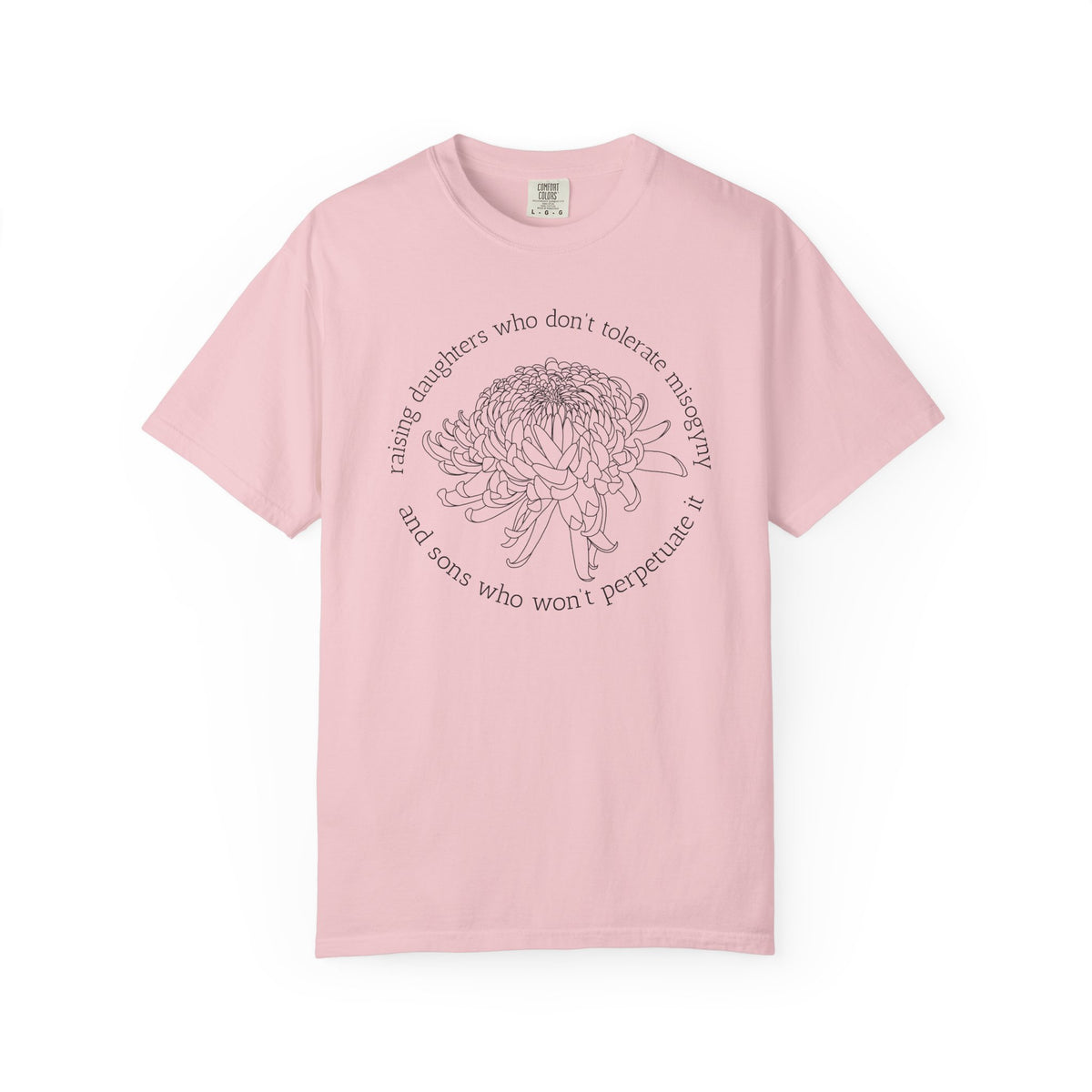 Floral Raising Daughters and Sons T-Shirt Botanical Line Art