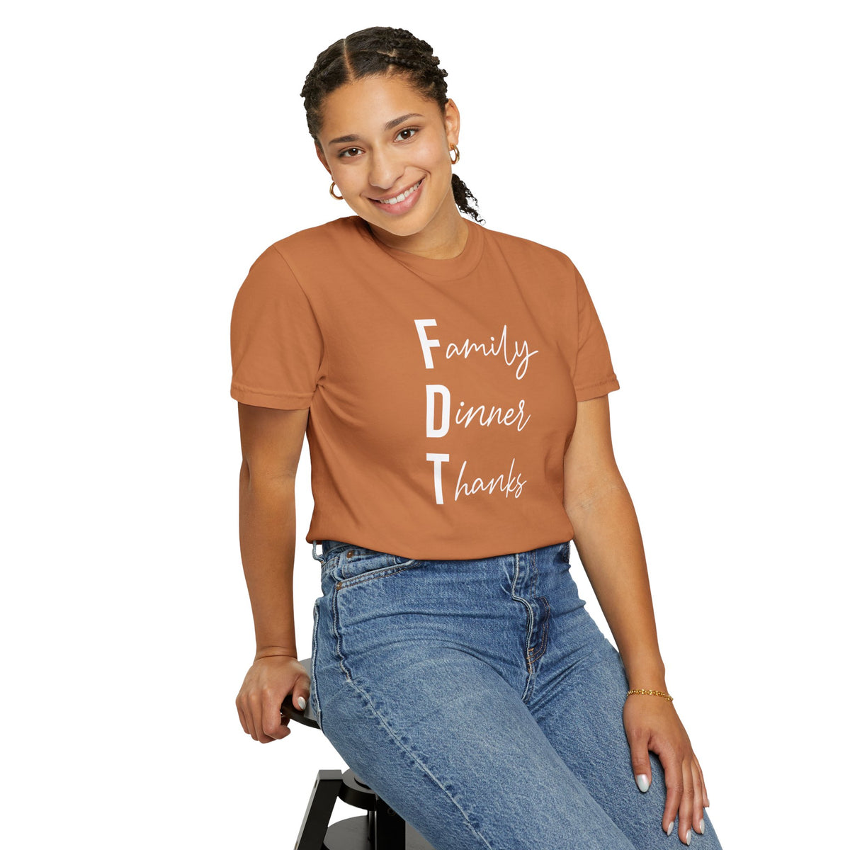 Family Dinner Thanks T-Shirt fdt Thanksgiving Family Gathering Tee